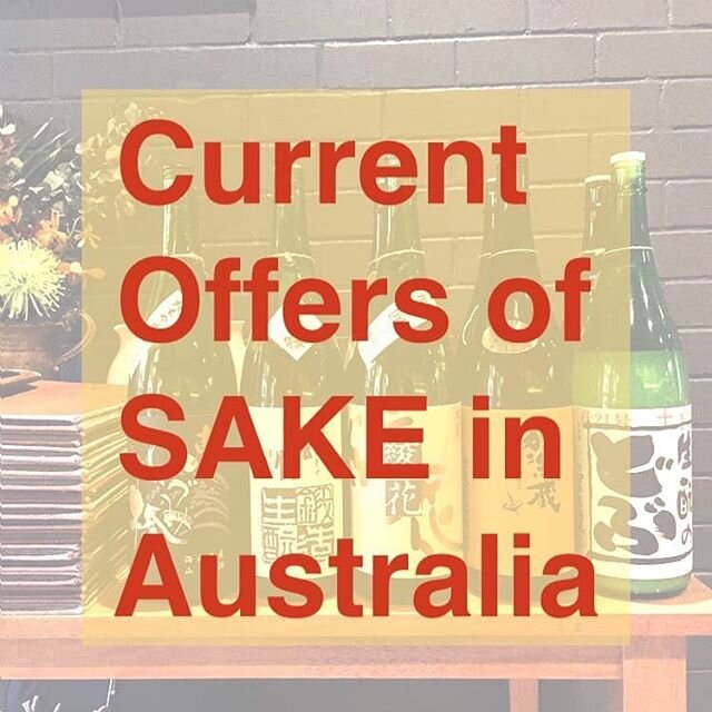 It is very tough time for everyone in the world. However, many businesses work very hard to survive, and provide better / unique services adapt to the Coronavirus situation.
We would like to introduce offers from Australian Sake related businesses, n
