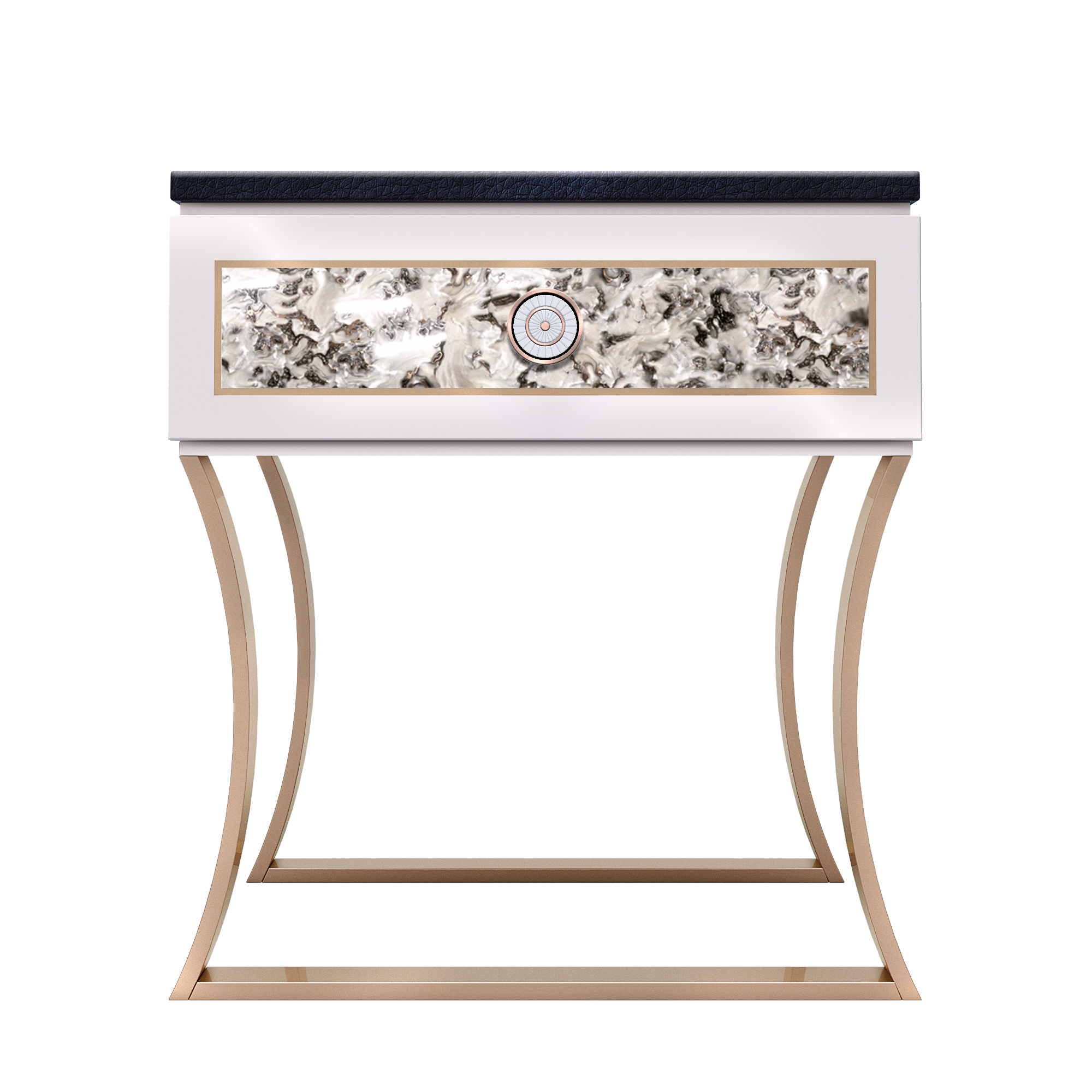 Lounge "Black pearl" side table 