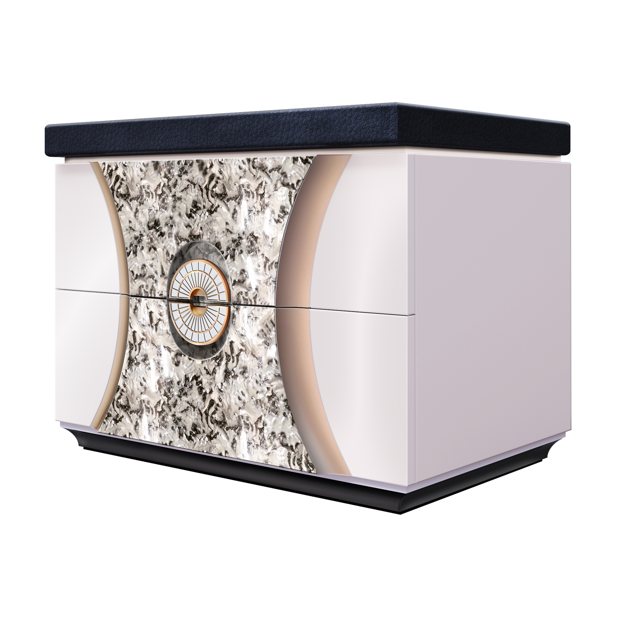 "Black pearl" bedside table 