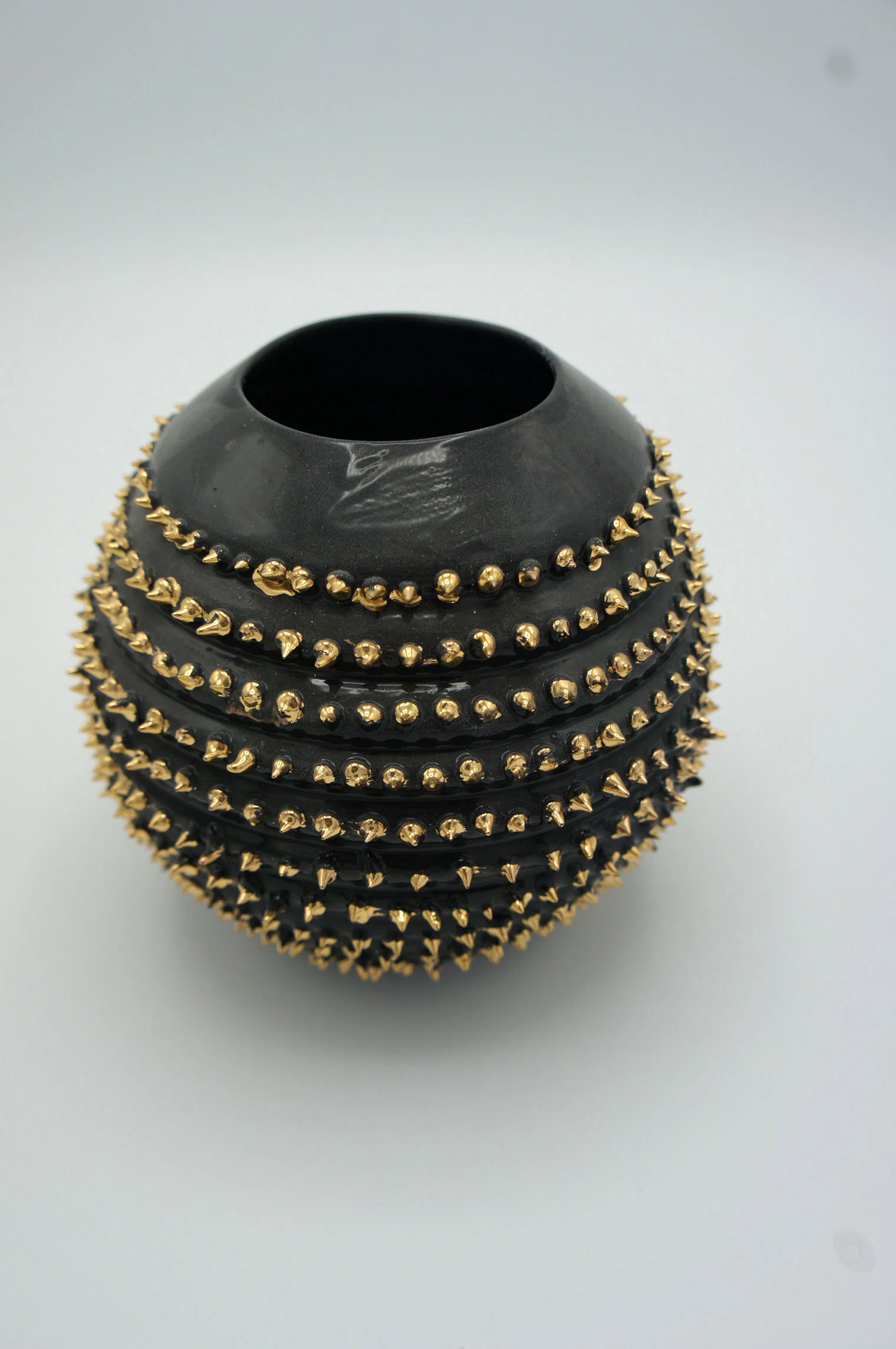 Spiked Ceramic Gourd - Eva Baron Interior Designer in Oxford