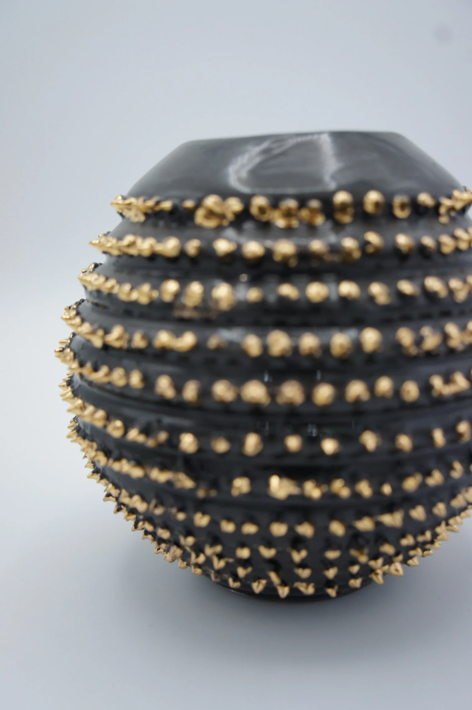 Spiked Ceramic Gourd - Eva Baron Interior Designer in Oxford