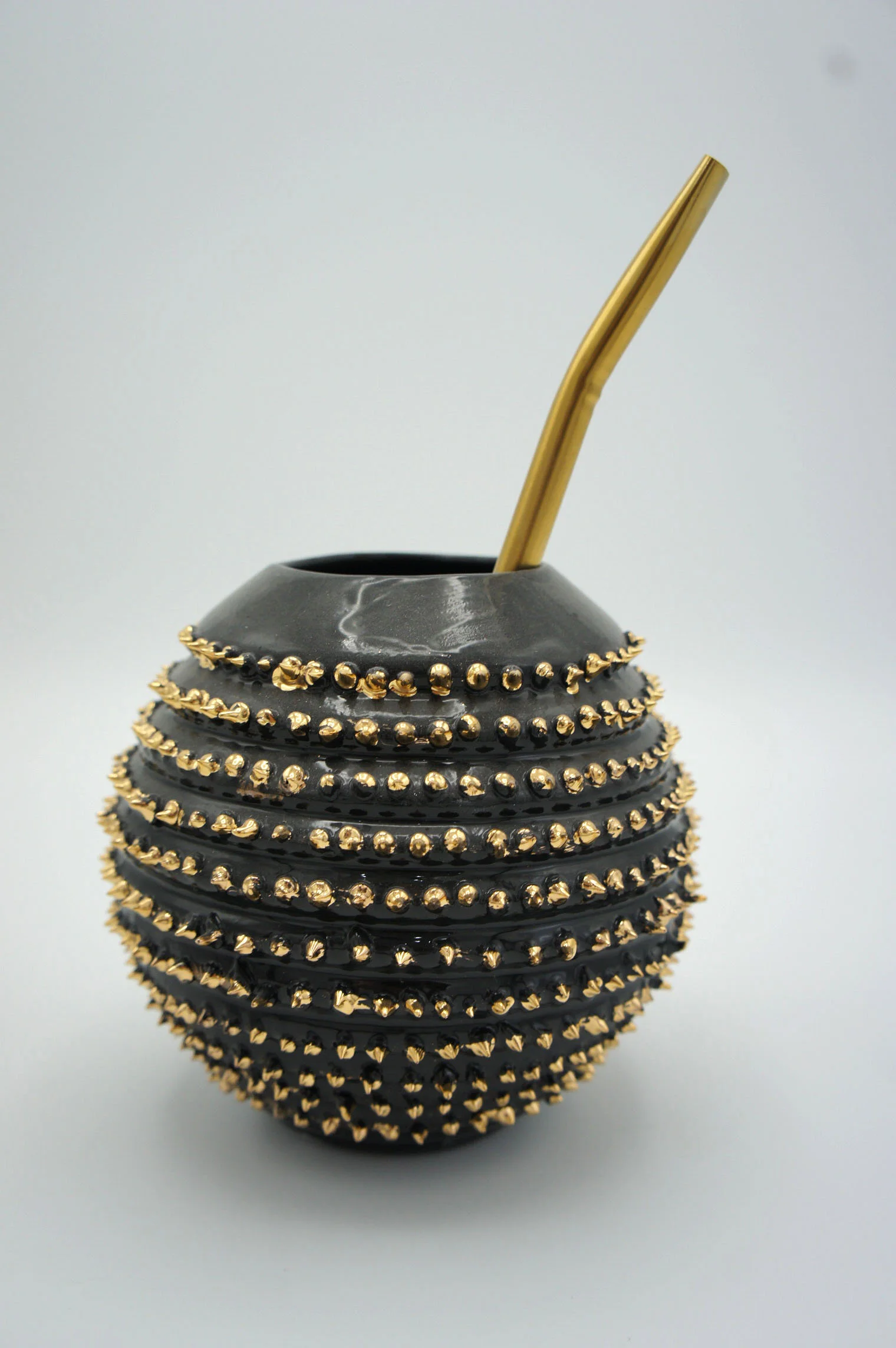 Spiked Ceramic Gourd - Eva Baron Interior Designer in Oxford