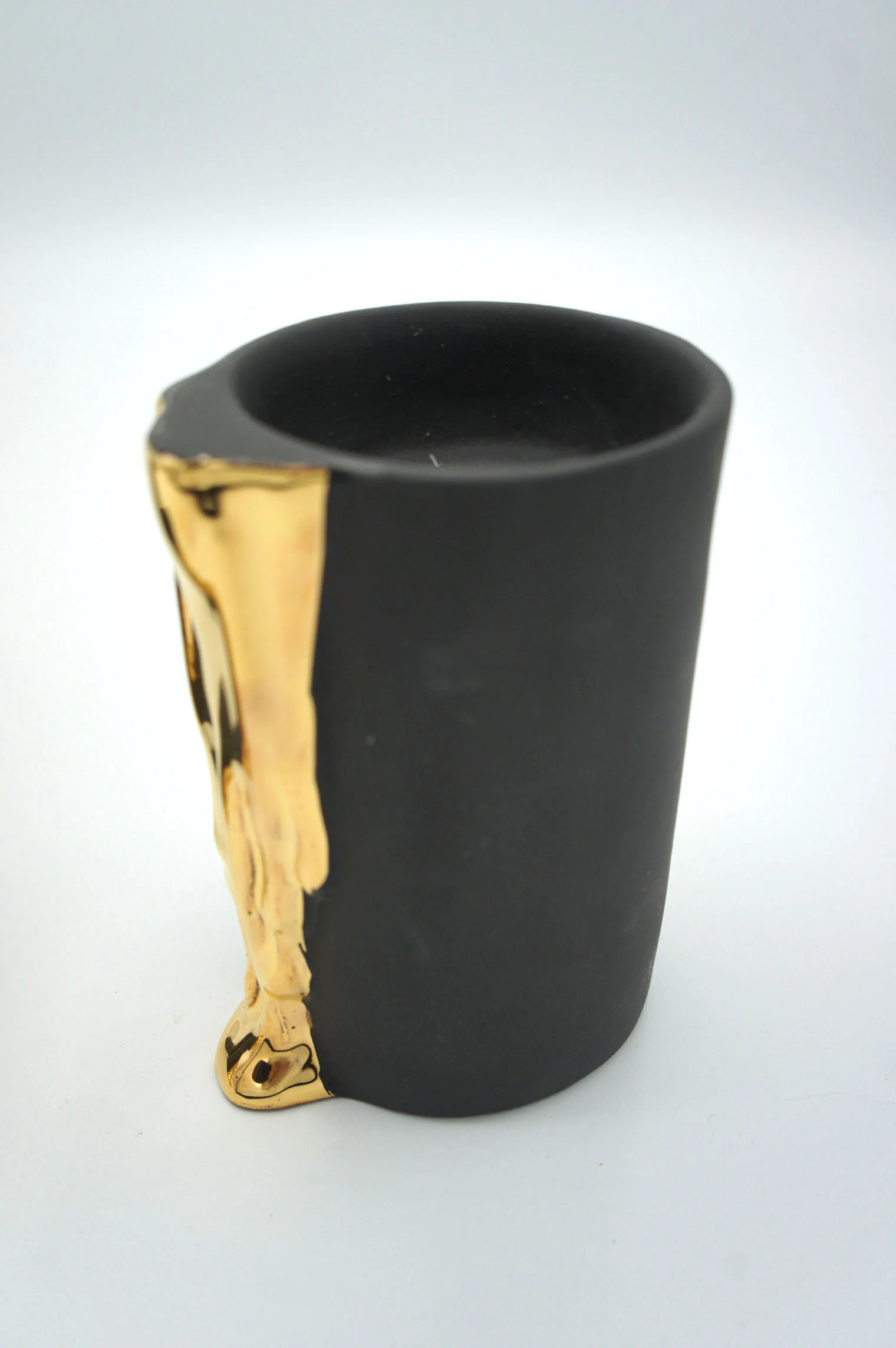 Dripping Wax Candle Holder - Eva Baron Interior Designer in Oxford