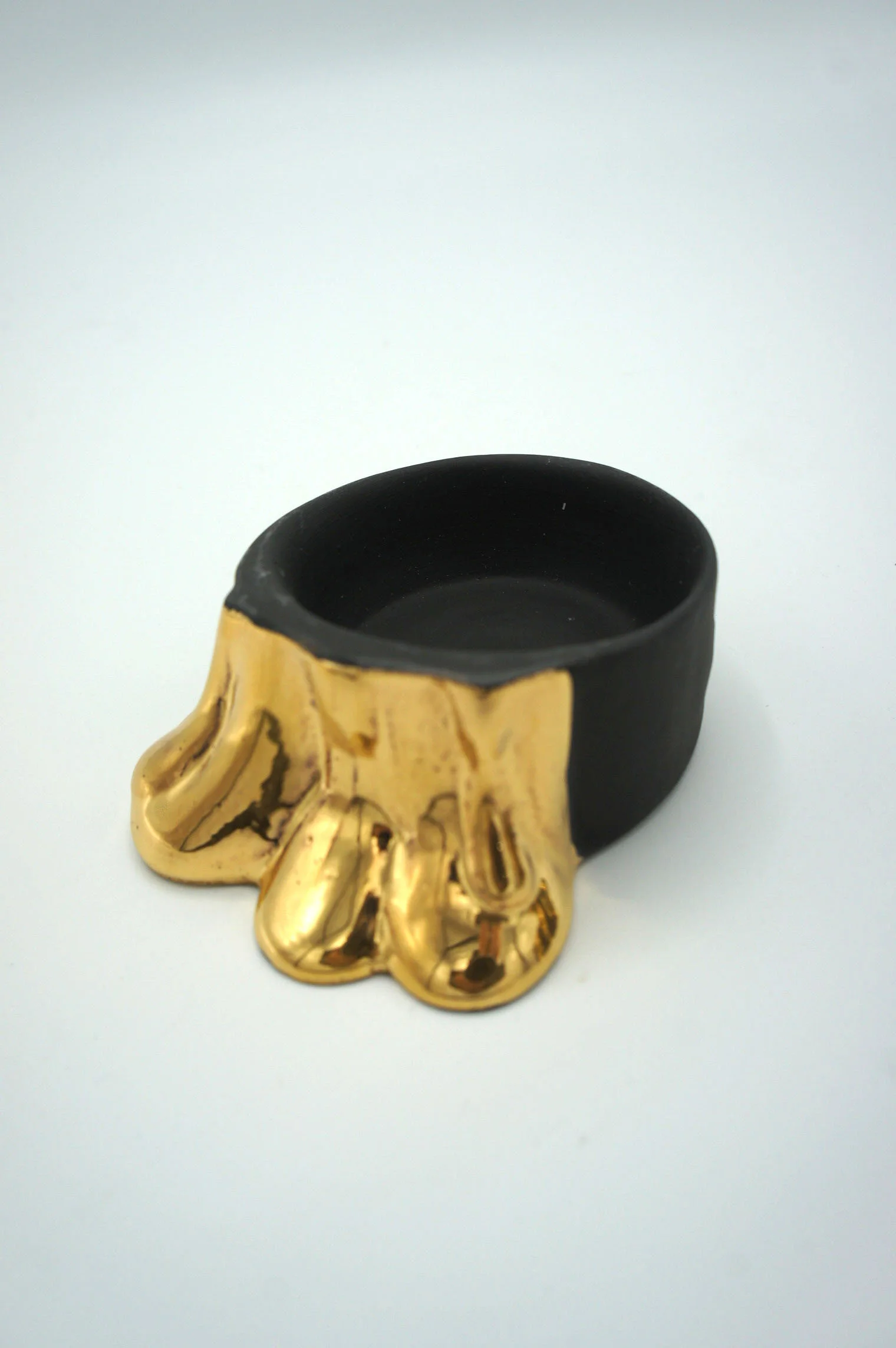 Dripping Wax Candle Holder - Eva Baron Interior Designer in Oxford