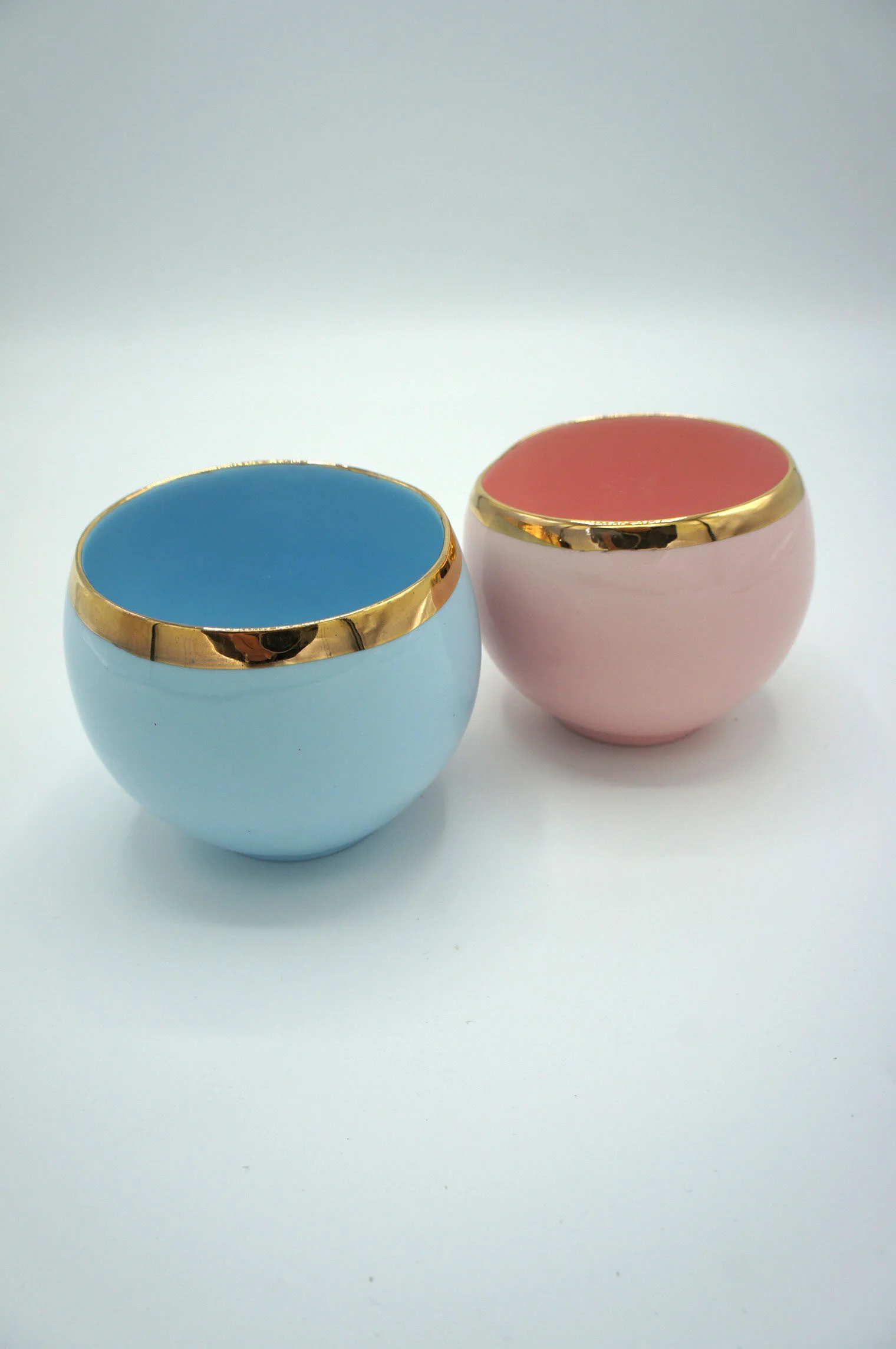 Pastel Porcelain Cup - Eva Baron Interior Designer in Oxford
