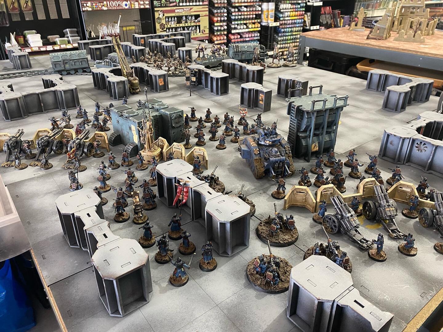 Some fantastic games today at @boardsswords with @tabletopbanter and @tales_from_new_aurora for #mortalsduty

Great game with @mutantsnakeeyes and @throwindicepod to round out the day!

#thehobbybutterflies #hobbybutterflies #30k #horusheresy #hardfo