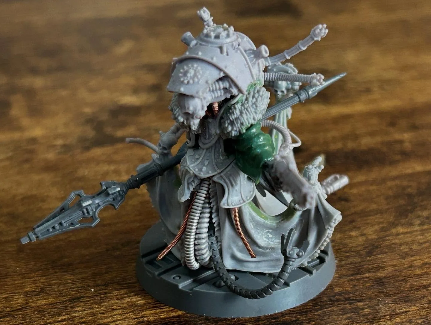 Presenting Inquisitor Lysara Threx, oft known only as &ldquo;The Gear Witch&rdquo;, a radial member of the Ordo Mechanicum of the transhumanist faction. She has, during her years of operation, surgically removed almost all of her flesh to embrace the