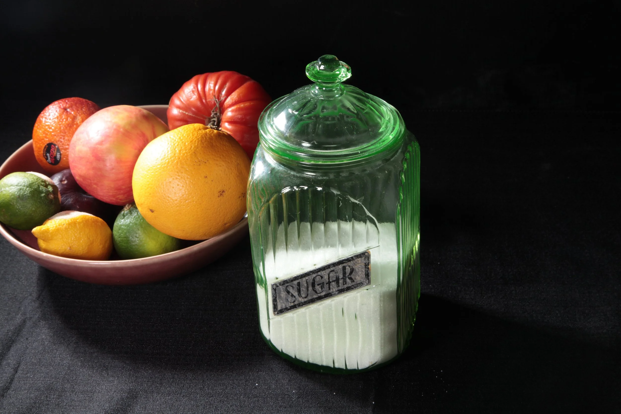 Uranium Sugar Dish Hoosier — Seasoned experienced cookware