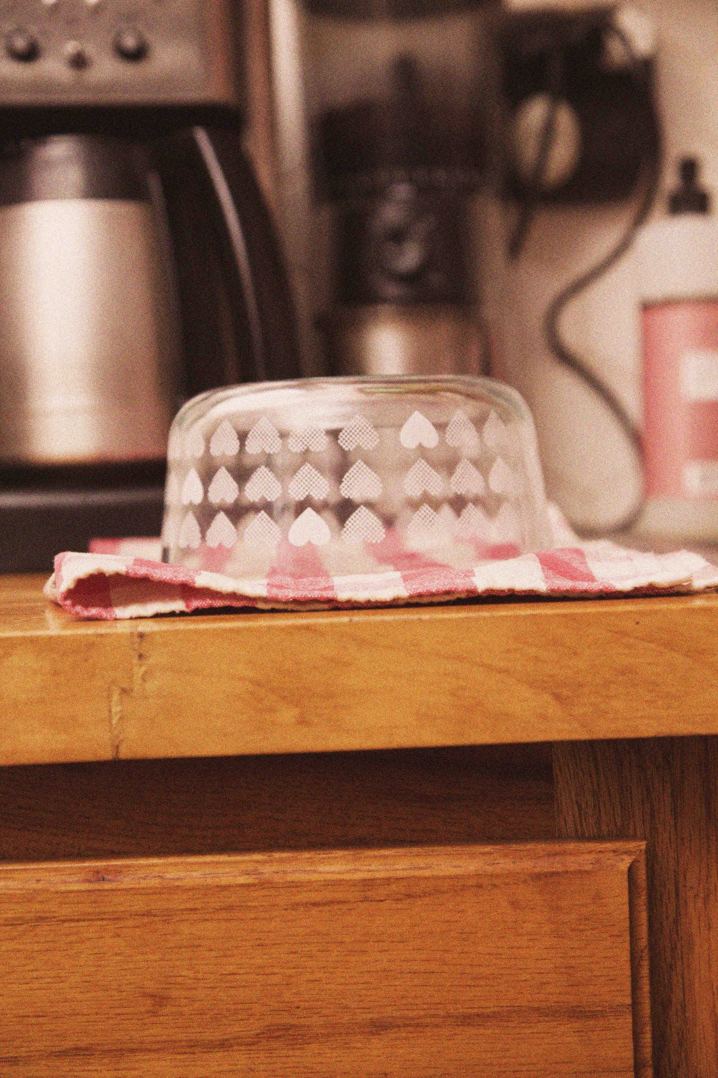 Pyrex Heart Glass Dish