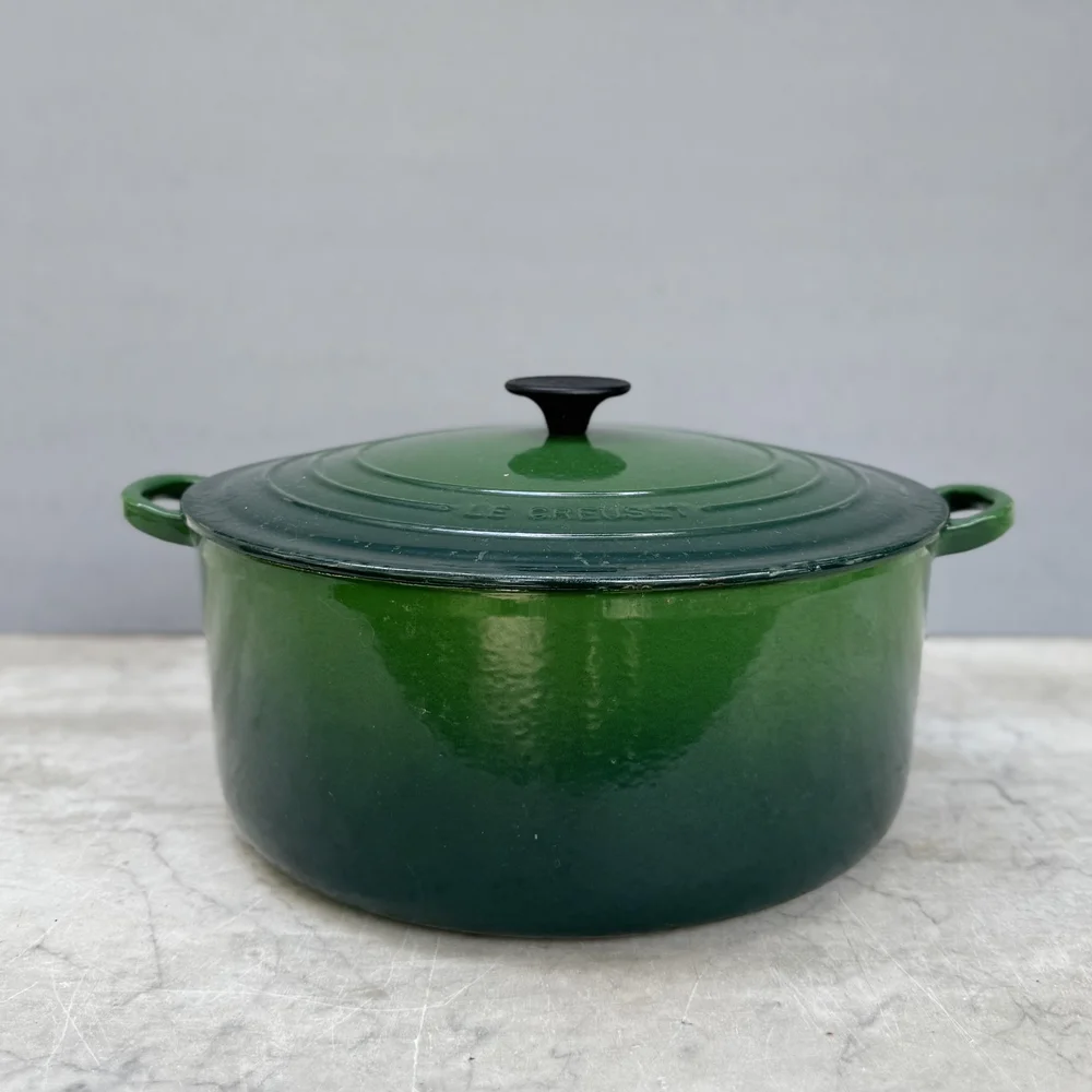 Le Creuset' Forest Green 9 qt. Dutch Oven — Seasoned experienced