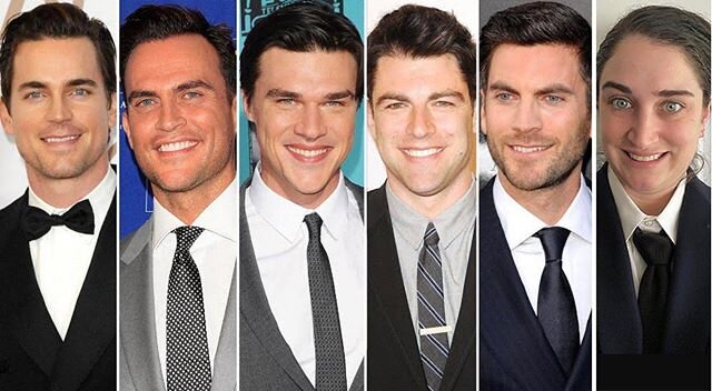 Shakin my head. All a da famous Hollywood guys look exacatly the same. Not fair !
