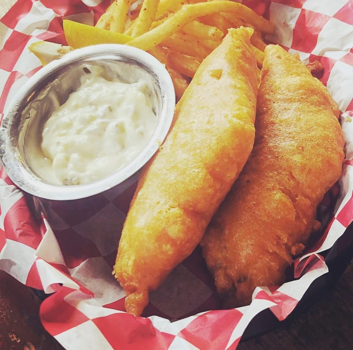 Guess what we have available every Friday?? You betchya! For sure! Oh yahhh. #fishfryfriday #minneapolis #nokomislife #goodfoodnobull #beer