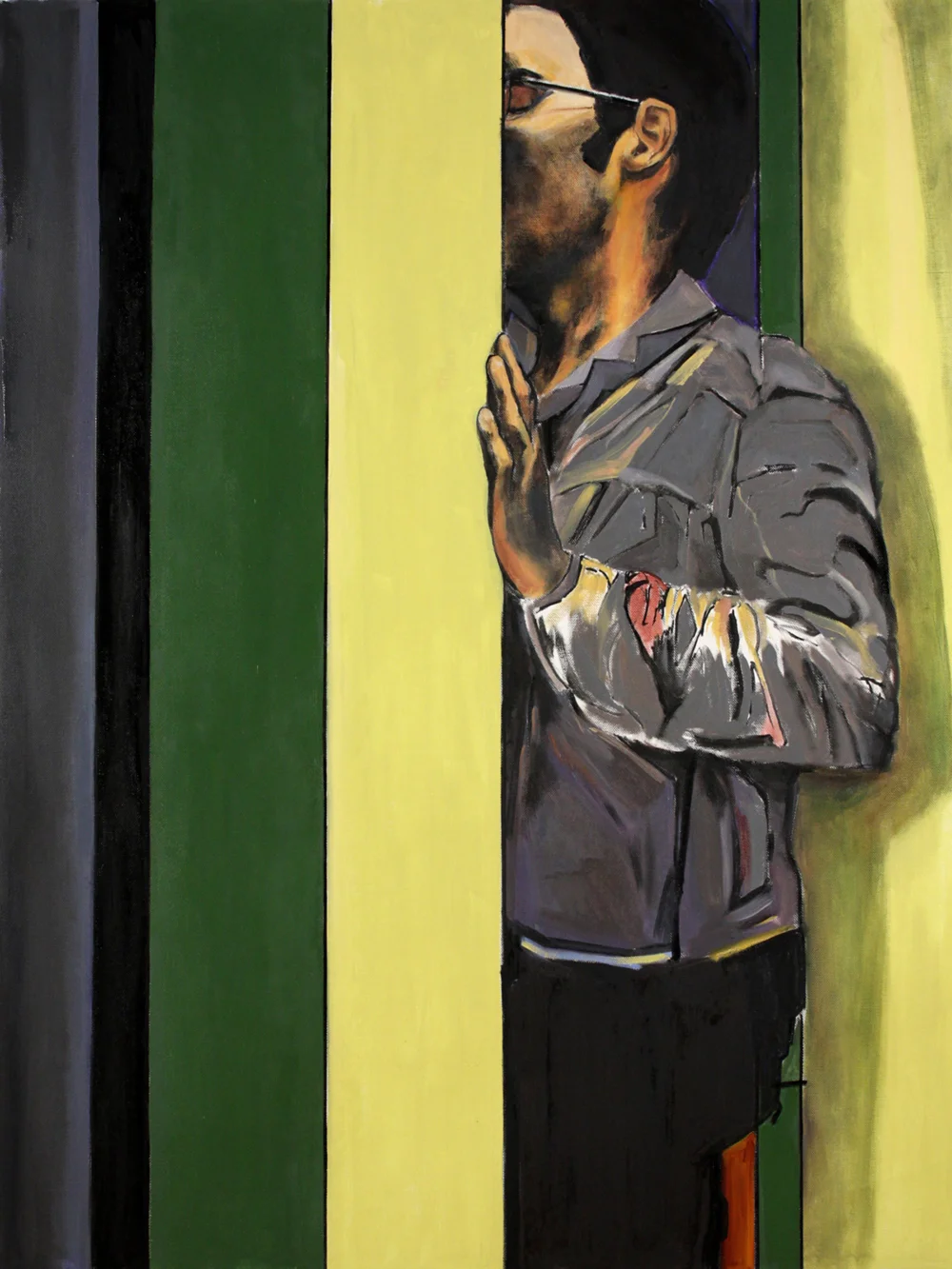 Chance , 2016, oil paint on canvas, 40" x 30"