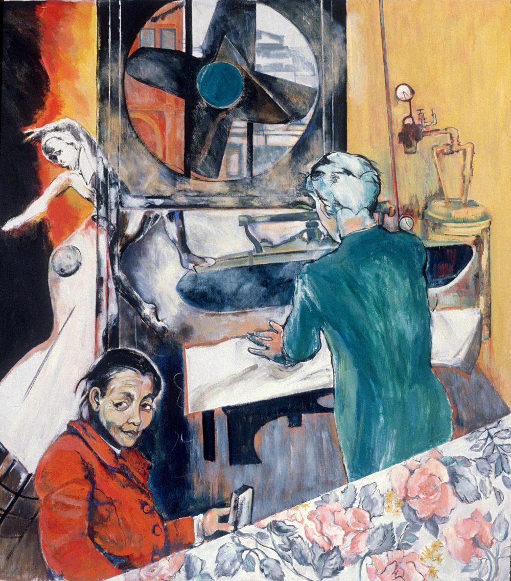 Continuum , 1989, oil paint on linen, 69" x 62"