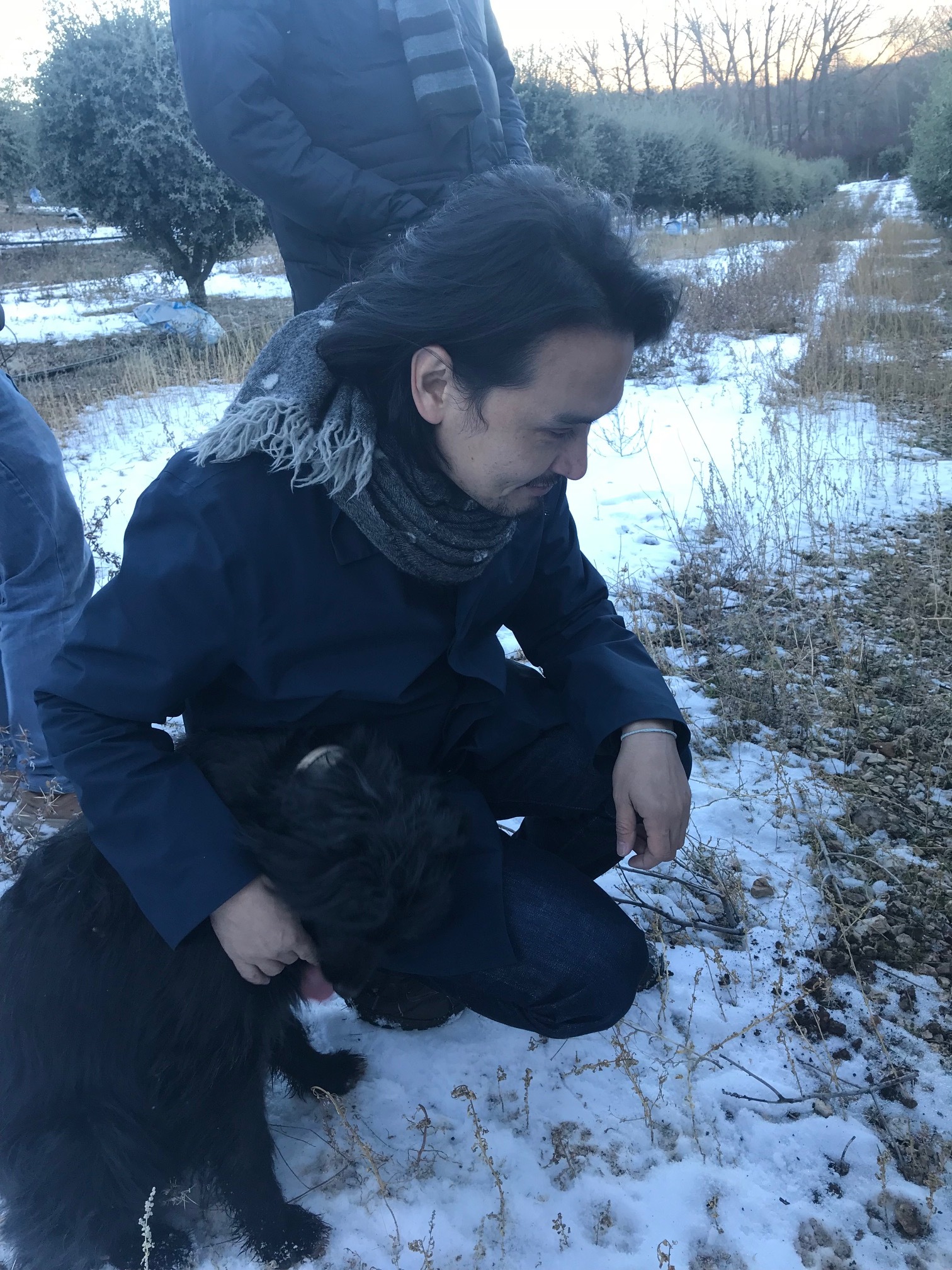 Bobby's favorite chef to saddle up to for attention between digging sessions was Namae Shinobu from Tokyo.