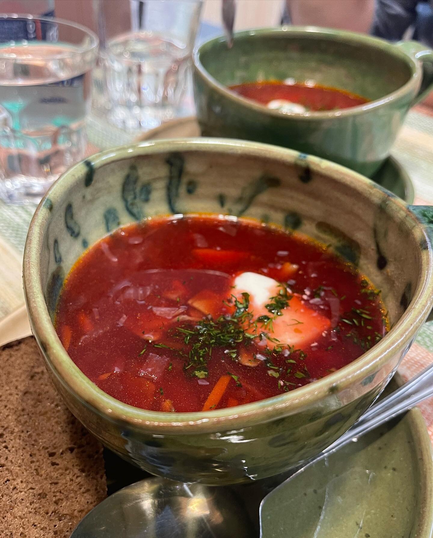 At the Ukrainian restaurant @the___borsch in Vinohrady they feature &ldquo;suspended borscht&rdquo; which provides customers with an opportunity to buy a bowl for a future diner in need. The cozy space offers Ukrainian specialties including borscht w