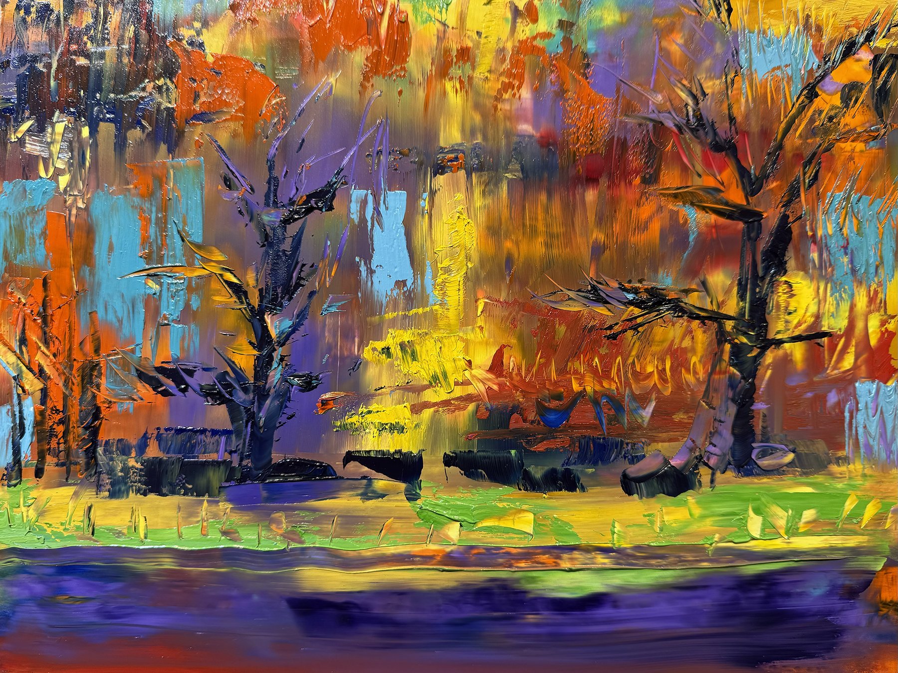 Through the Brush (study)
