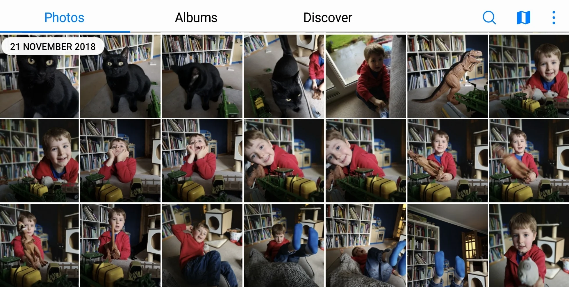 Yes I totally took a picture of a toy T-Rex and Finlay asked me to take photos of his socks!