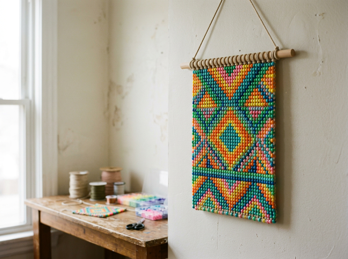 Pony Bead Tapestry Is Having a Moment. So Is the Craft Business.