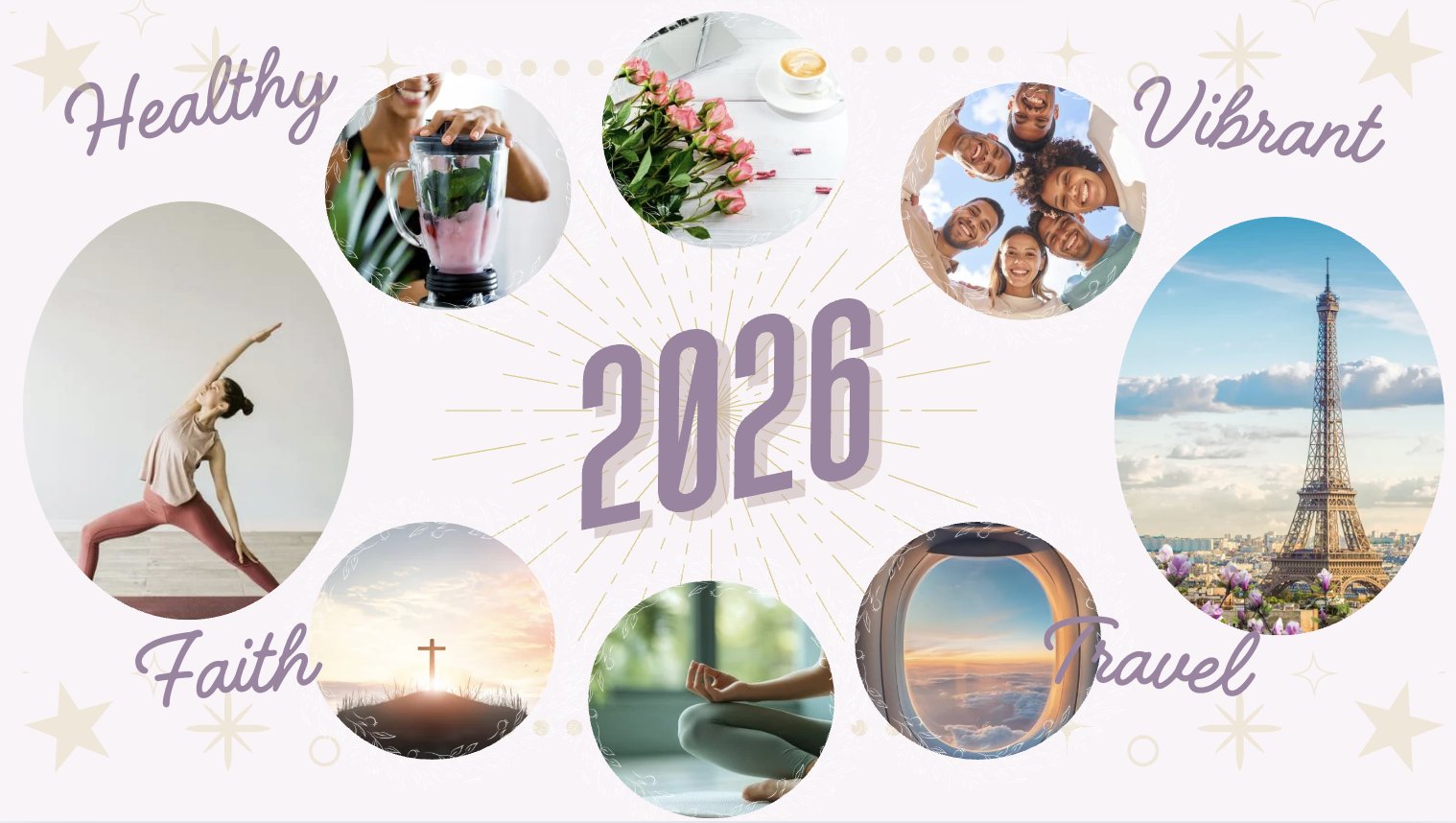 Vision Board 2026 Canva Template