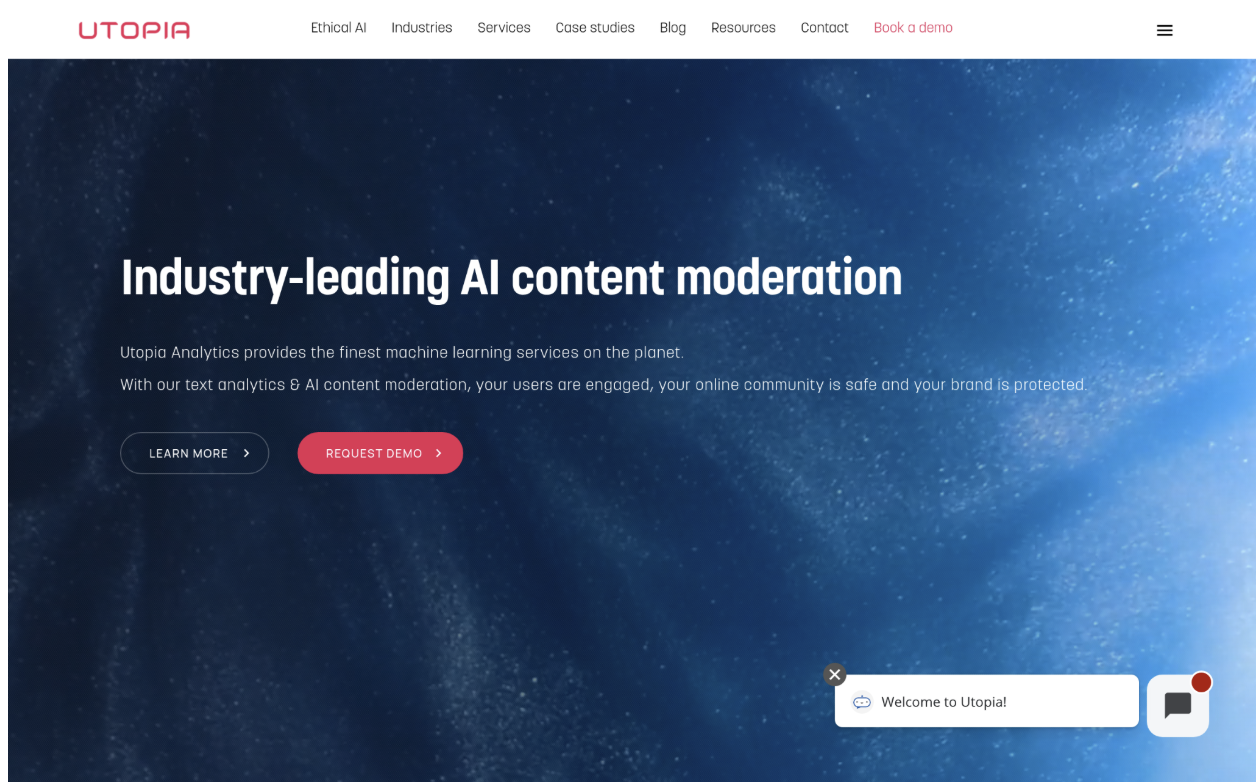 Utopia Analytics - Best for Online Community Moderation and Content Safety
