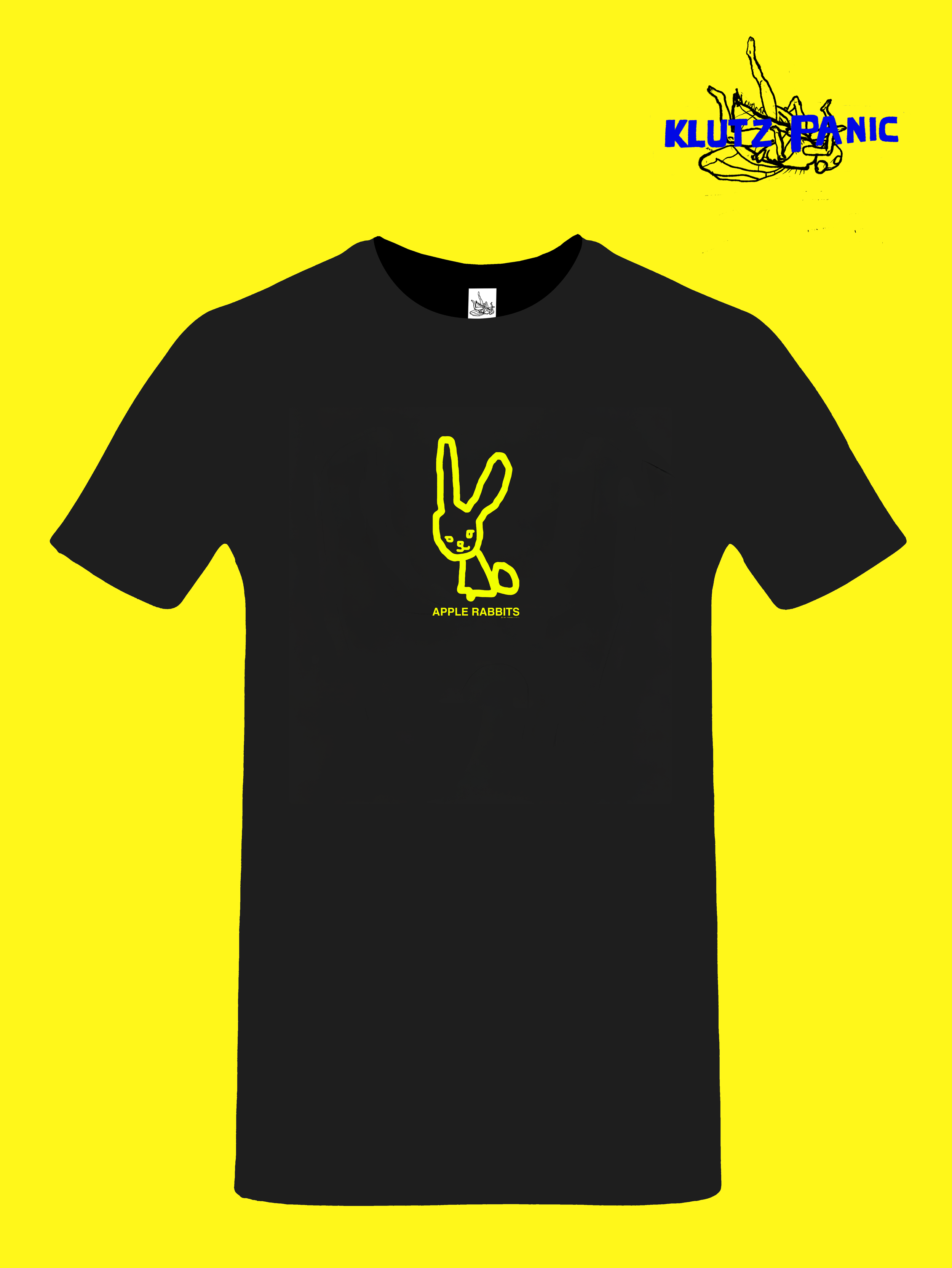 Apple Rabbits logo Tshirt — Kilburn State Records