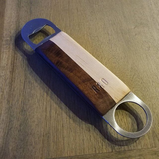 Calling this one Horizon. Custom bottle opener made with walnut and maple. Really loving how this one came out!
.
#bottleopener #custommade #entertainingathome #entertaininginstyle #kitchentools #kitchen #beeropener #maker #builder #wood #metal #cust