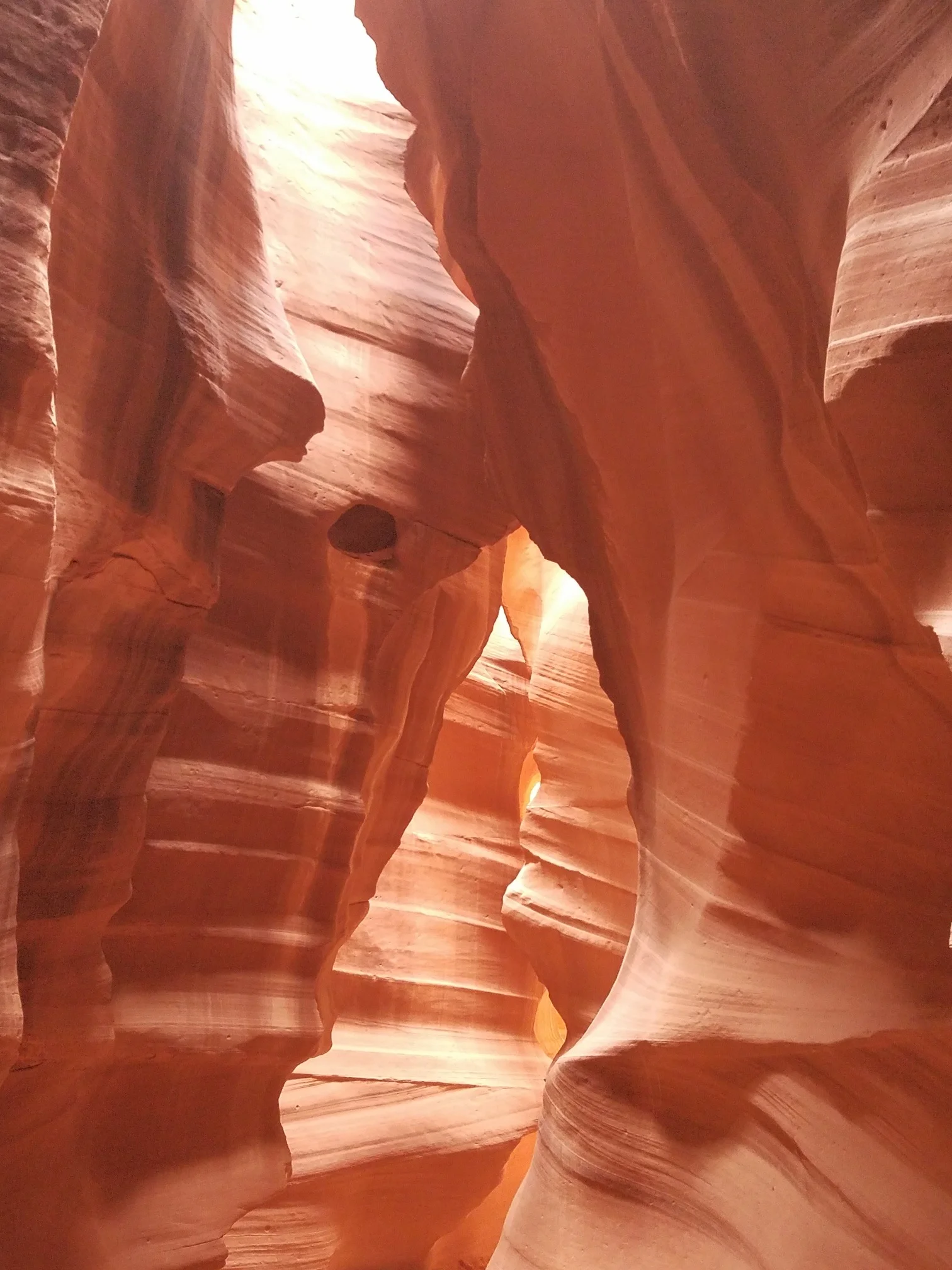 Inside Lower Antelope Canyon, in Page, Arizona