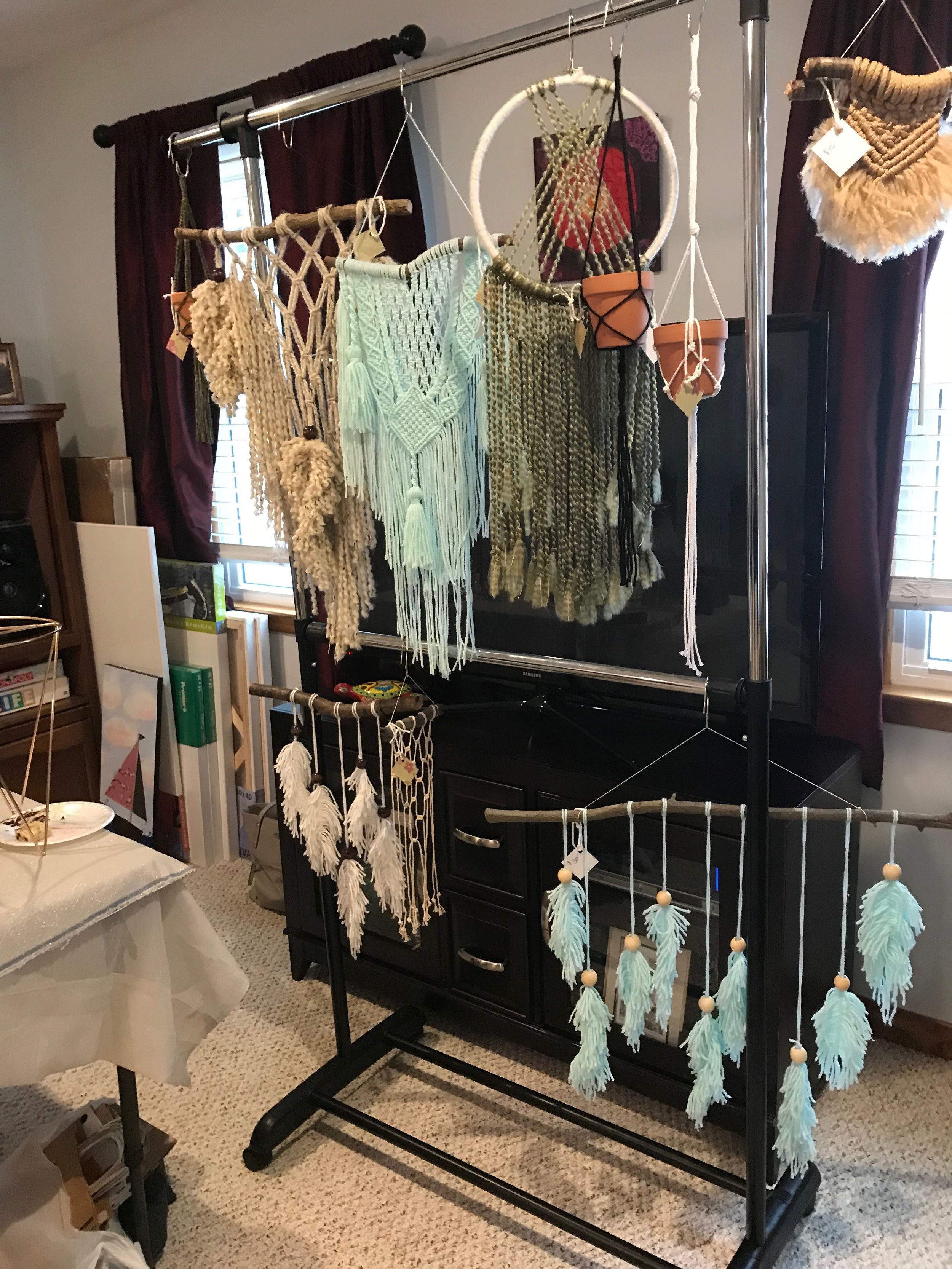 Clove &amp; Cedar hanging pieces