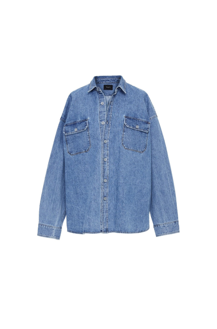 DENIM OVERSIZED SHIRT