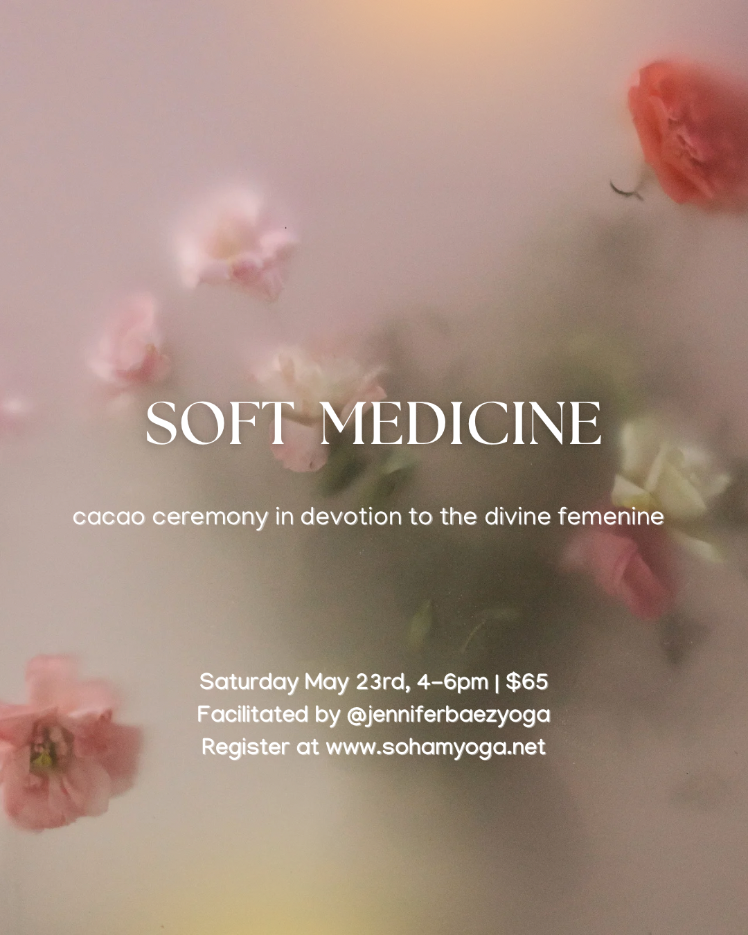 Soft Medicine - A Cacao Ceremony In Devotion To The Divine Femenine 