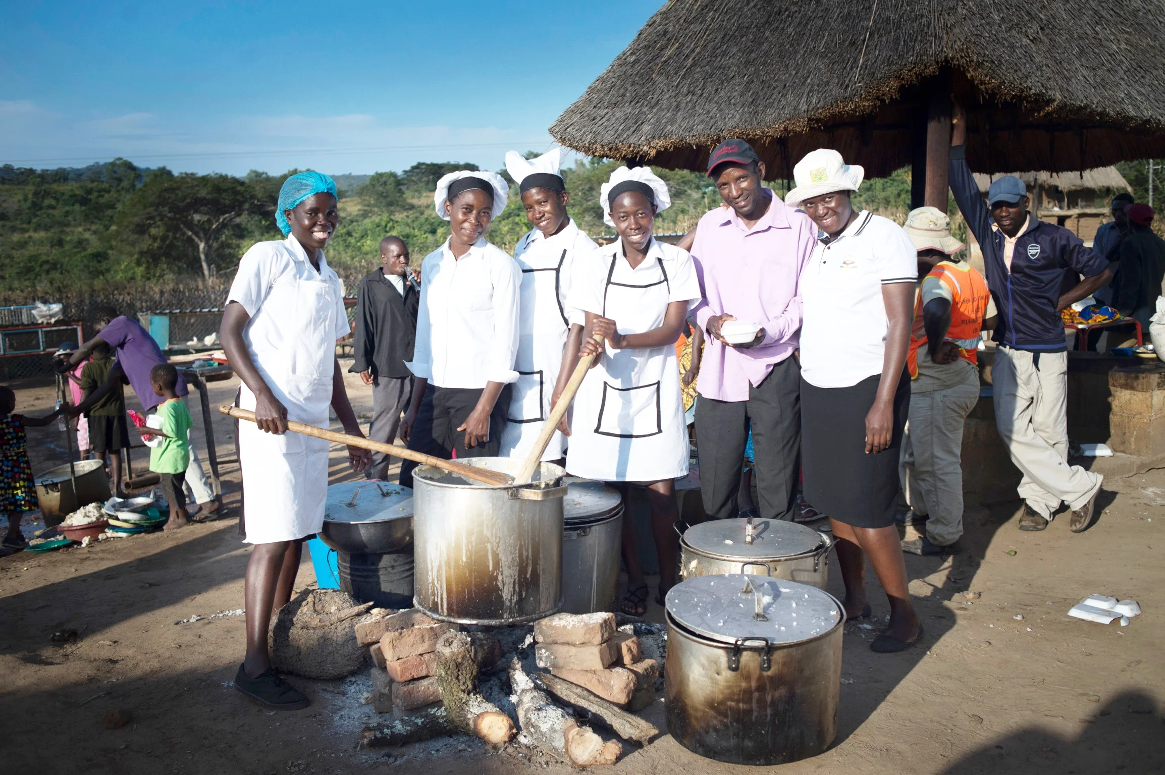 We provide over 3000 meals per month