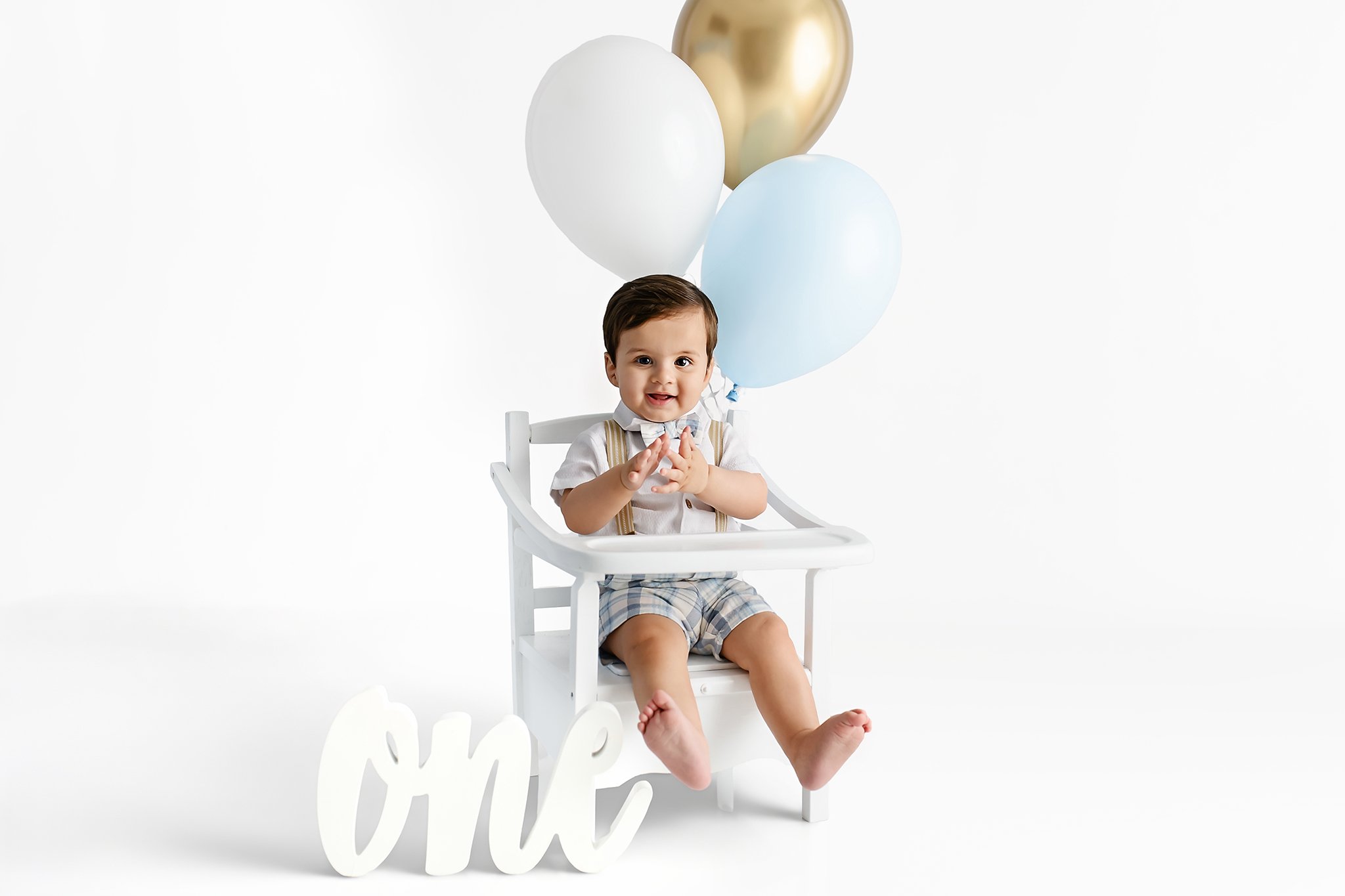 Baby Boy First Birthday Portrait