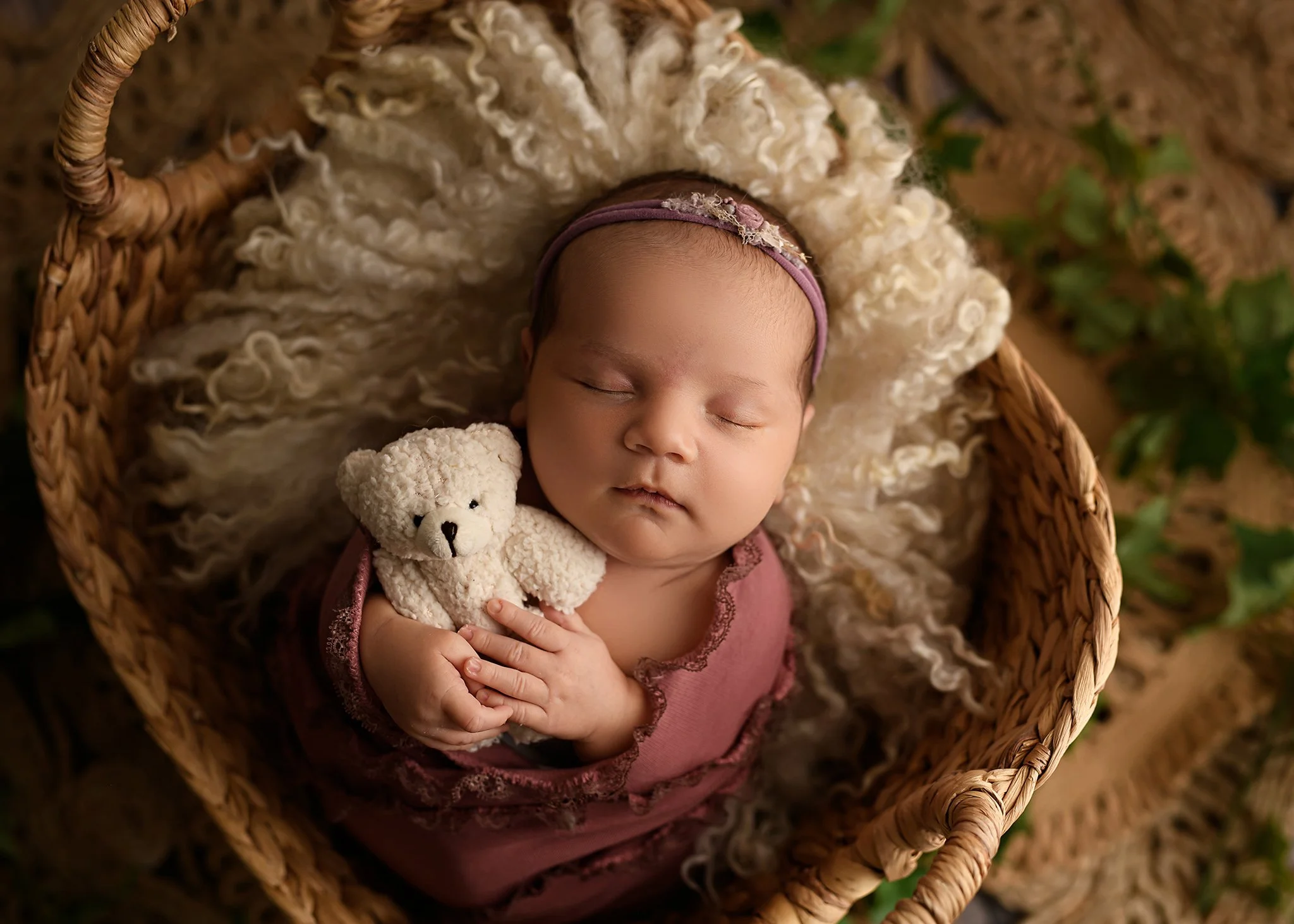 With my teddy in boho style