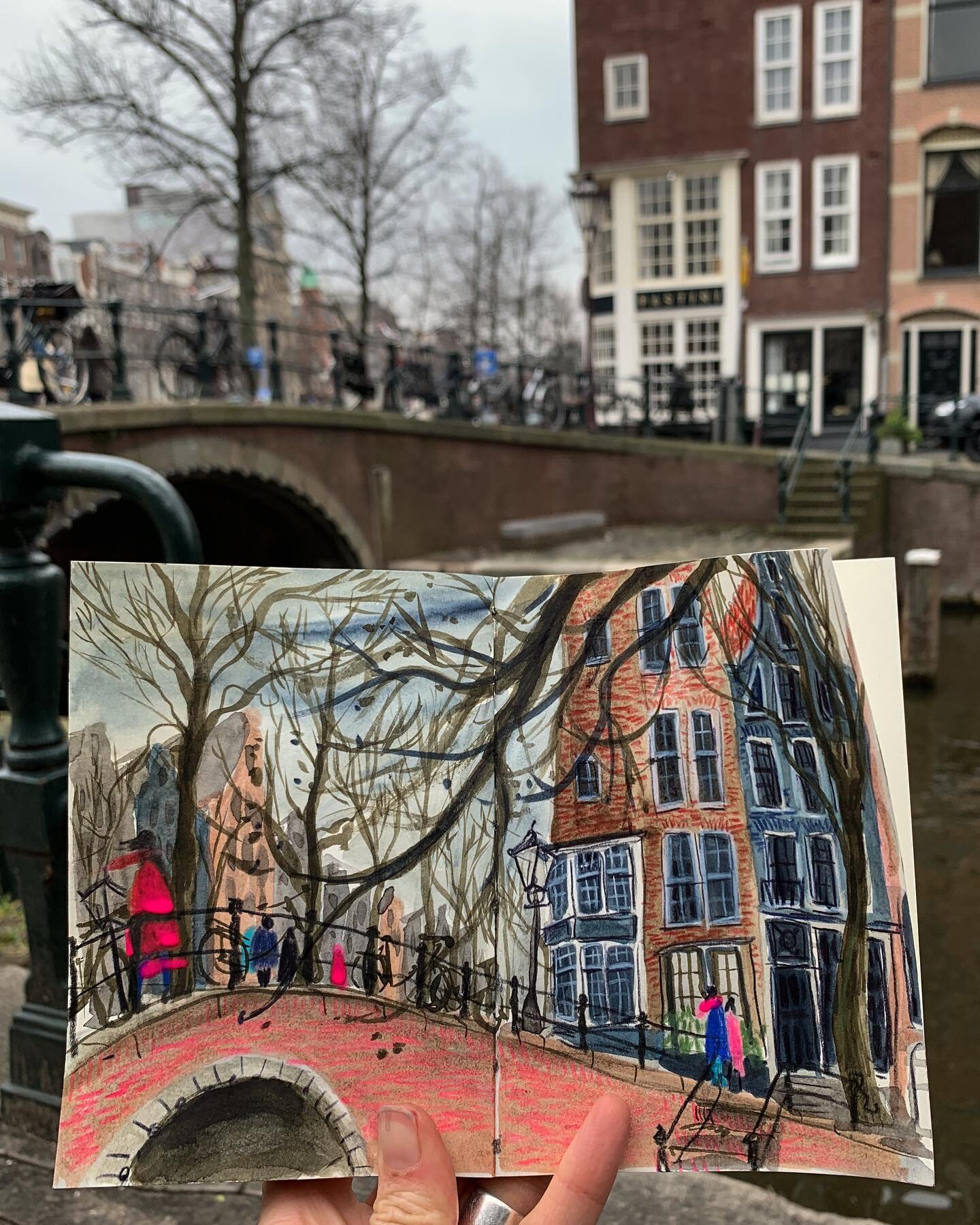 Such a wonderfully relaxing Sunday wandering the peaceful backstreets of Amsterdam. I love the bones of this city - the impossible angles of the tall thin buildings, the canals and the plant life that feels so abundant right in the city&rsquo;s heart