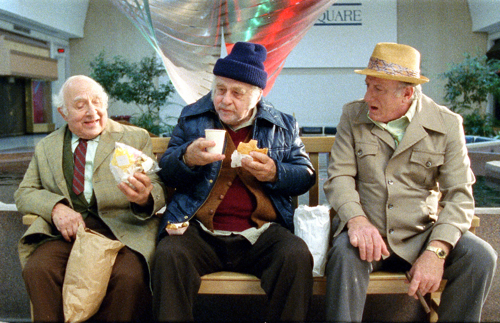  When their favorite deli closes down, Benny, Yosha and Morty have to settle for a bench at the mall in the bittersweet retro-dramedy  NightOwls of Coventry . 