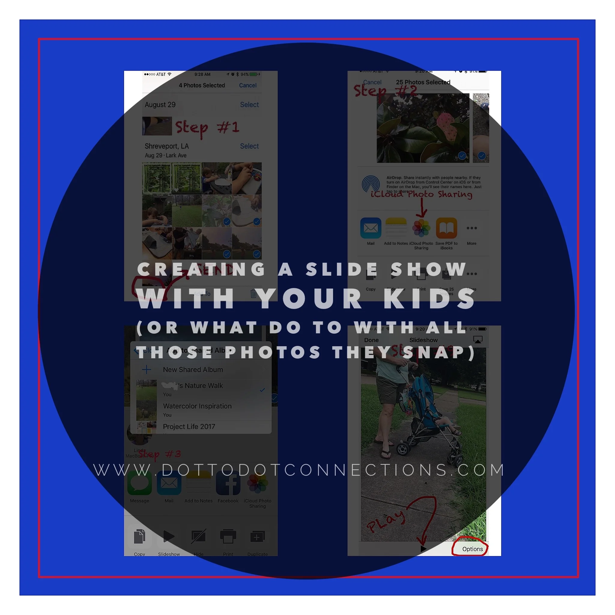 Creating a Slideshow with your Kids (or what to do with the photos that they take with your phone)