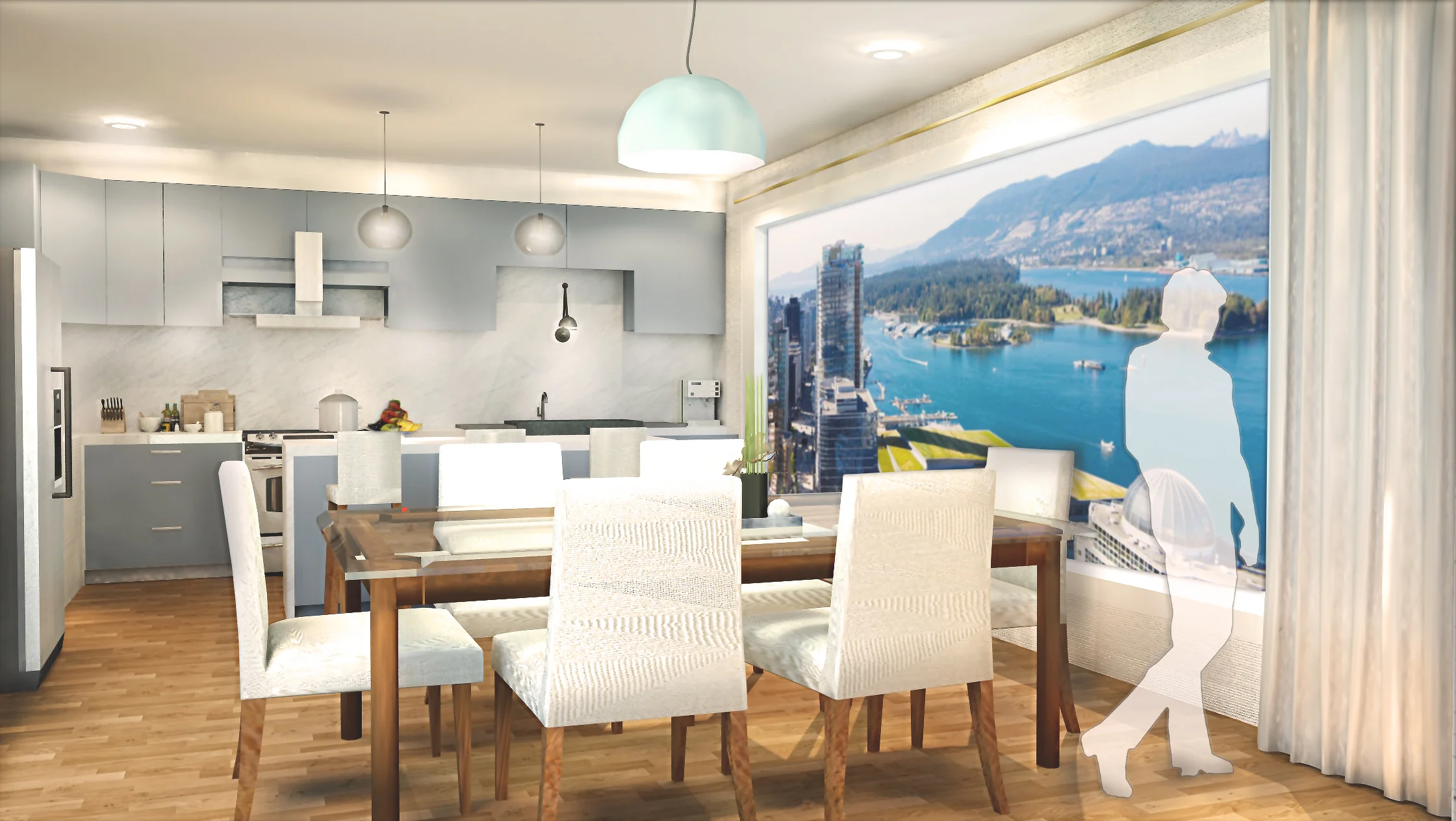 KITCHEN / DININGSketchUp, Photoshop