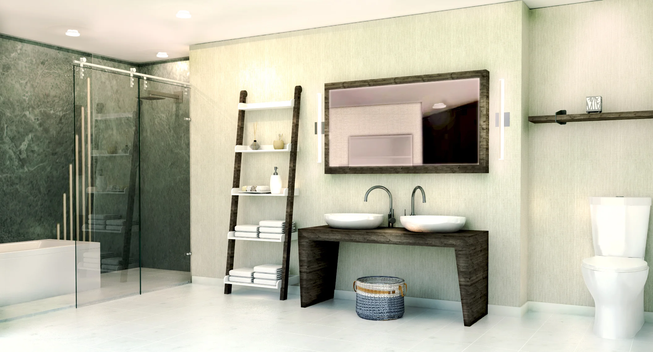 MASTER ENSUITESketchUp, Photoshop