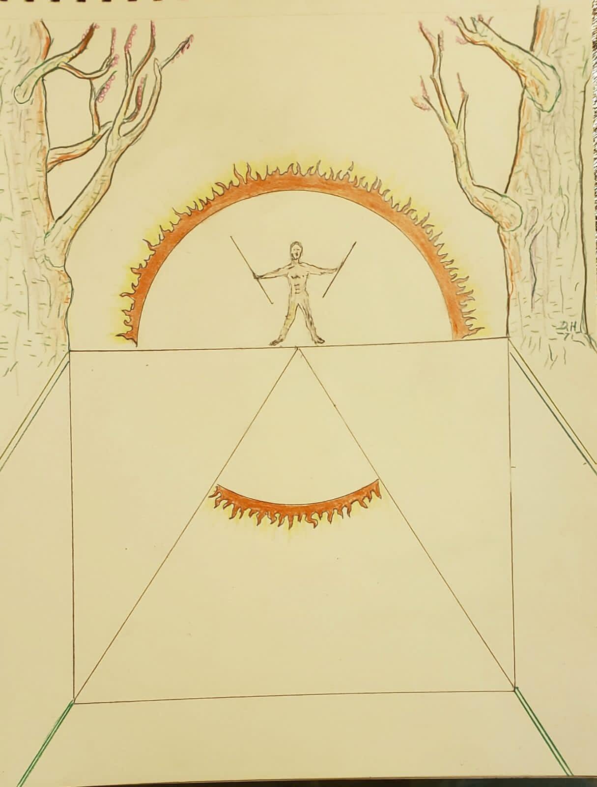 Abstract Energy Drawing. By: Dan Hulsey.