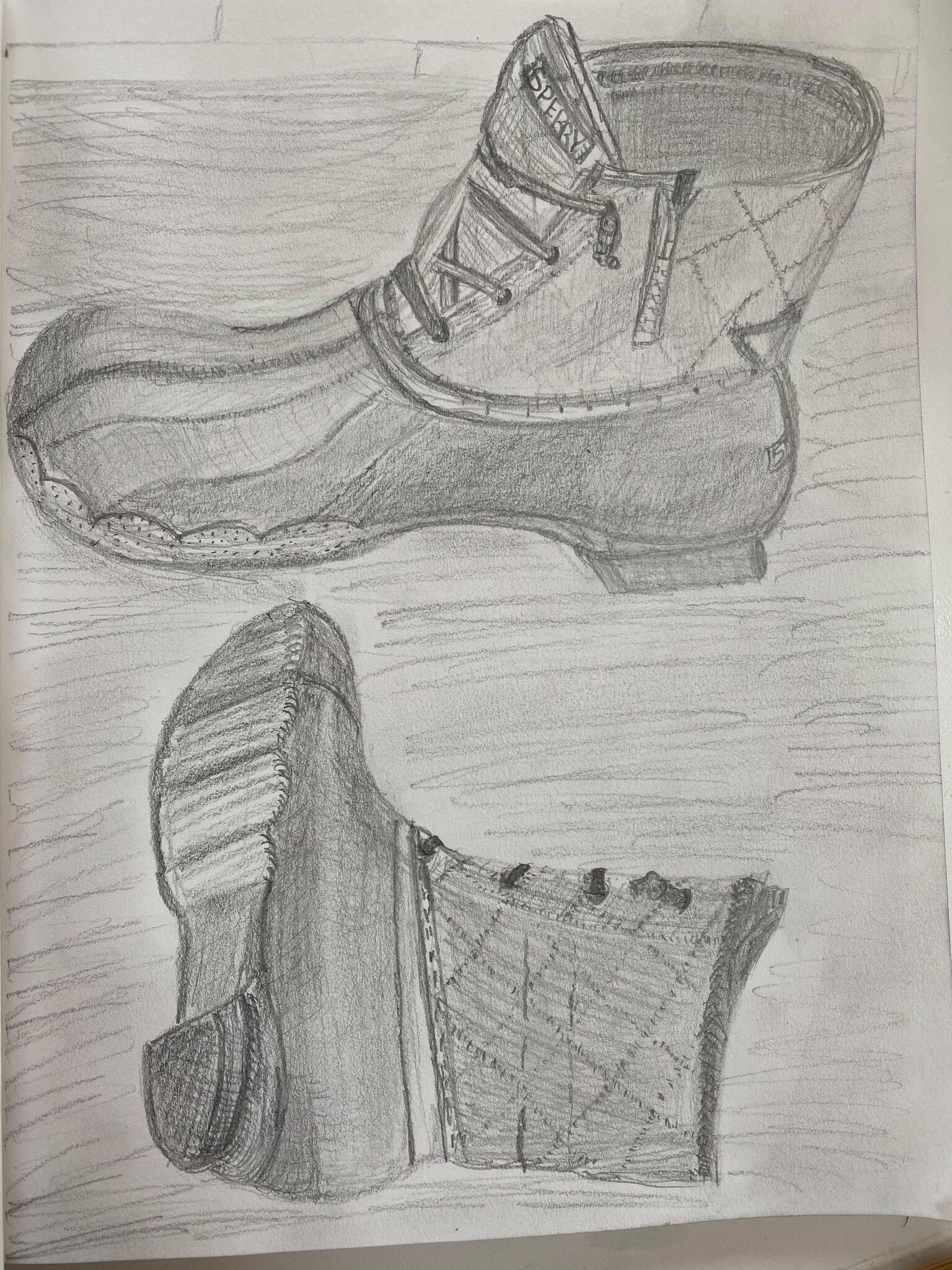 Boots on the Ground, Sketch. By: Justine Browning.