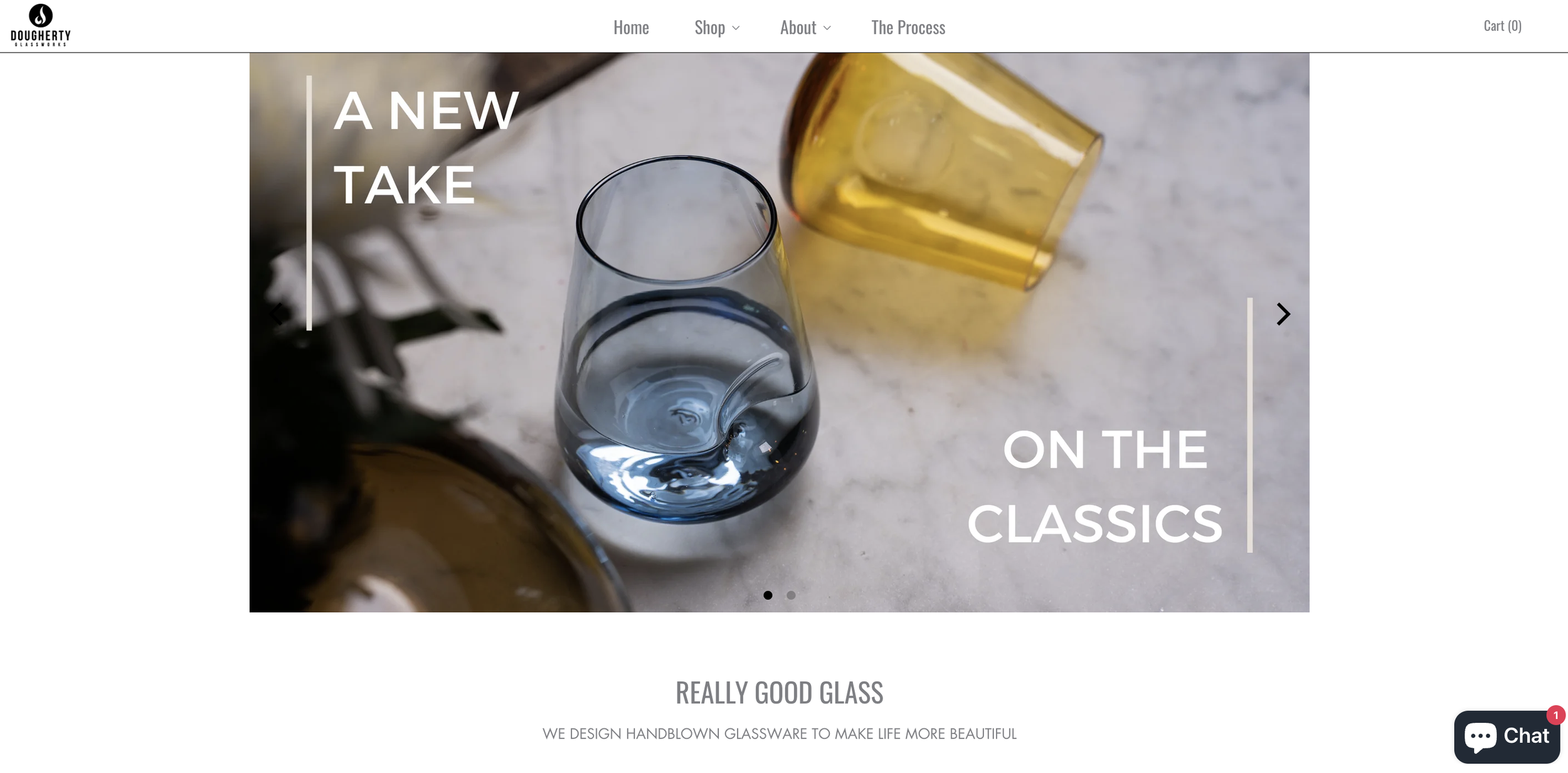 Dougherty Glassworks Website Copywriting