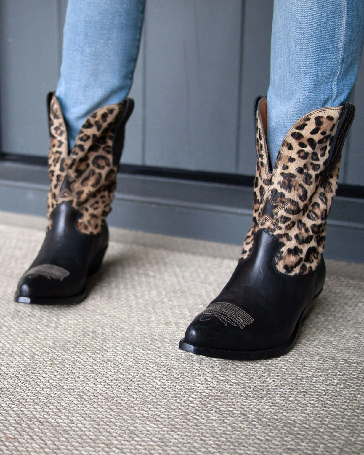 Golden Goose “Wish star" Boot - Black Leopard, $1200 To purchase call 425-453-7868, or visit us in store at La Ree Boutique.