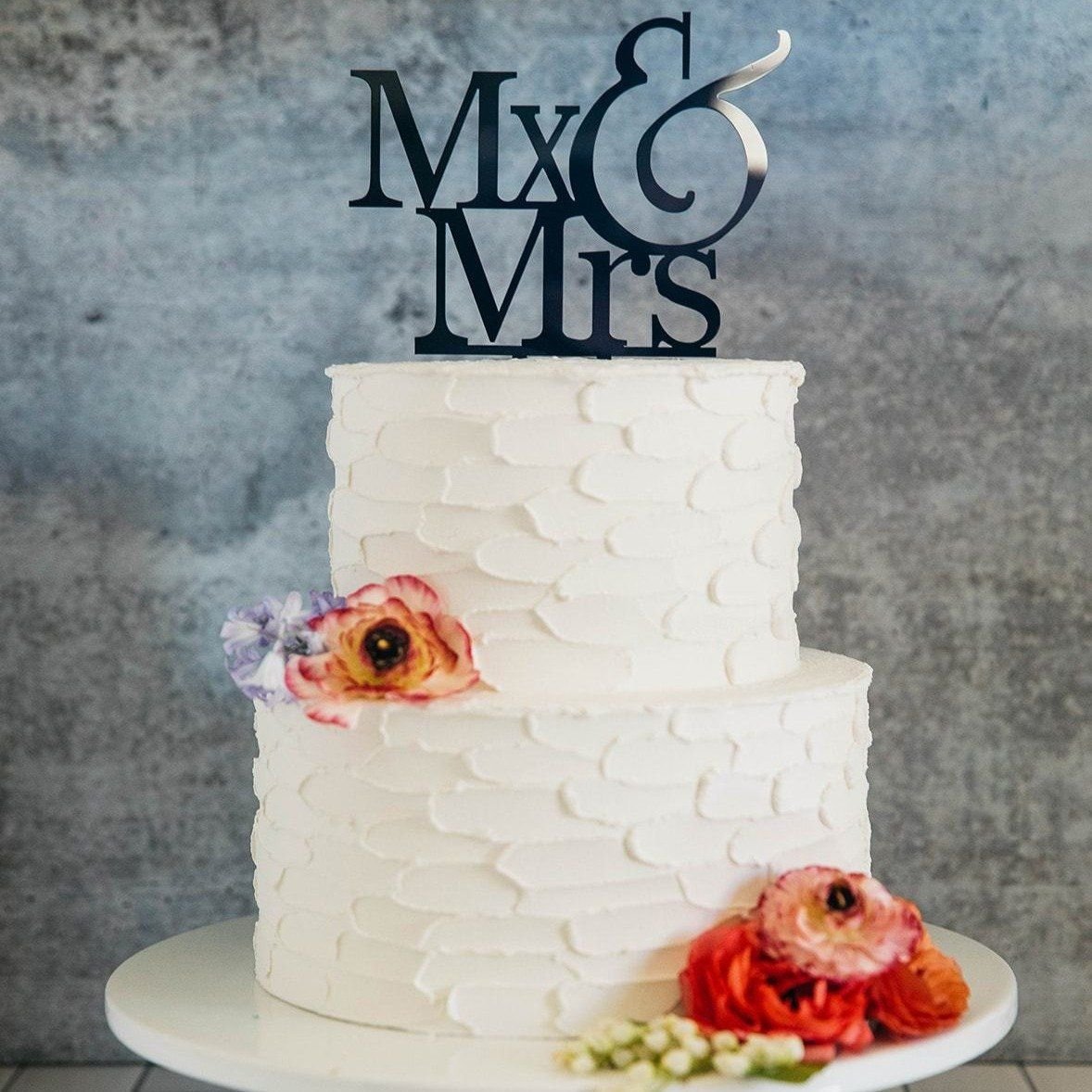 Mx & Mrs LGBT Wedding Cake Topper.jpg