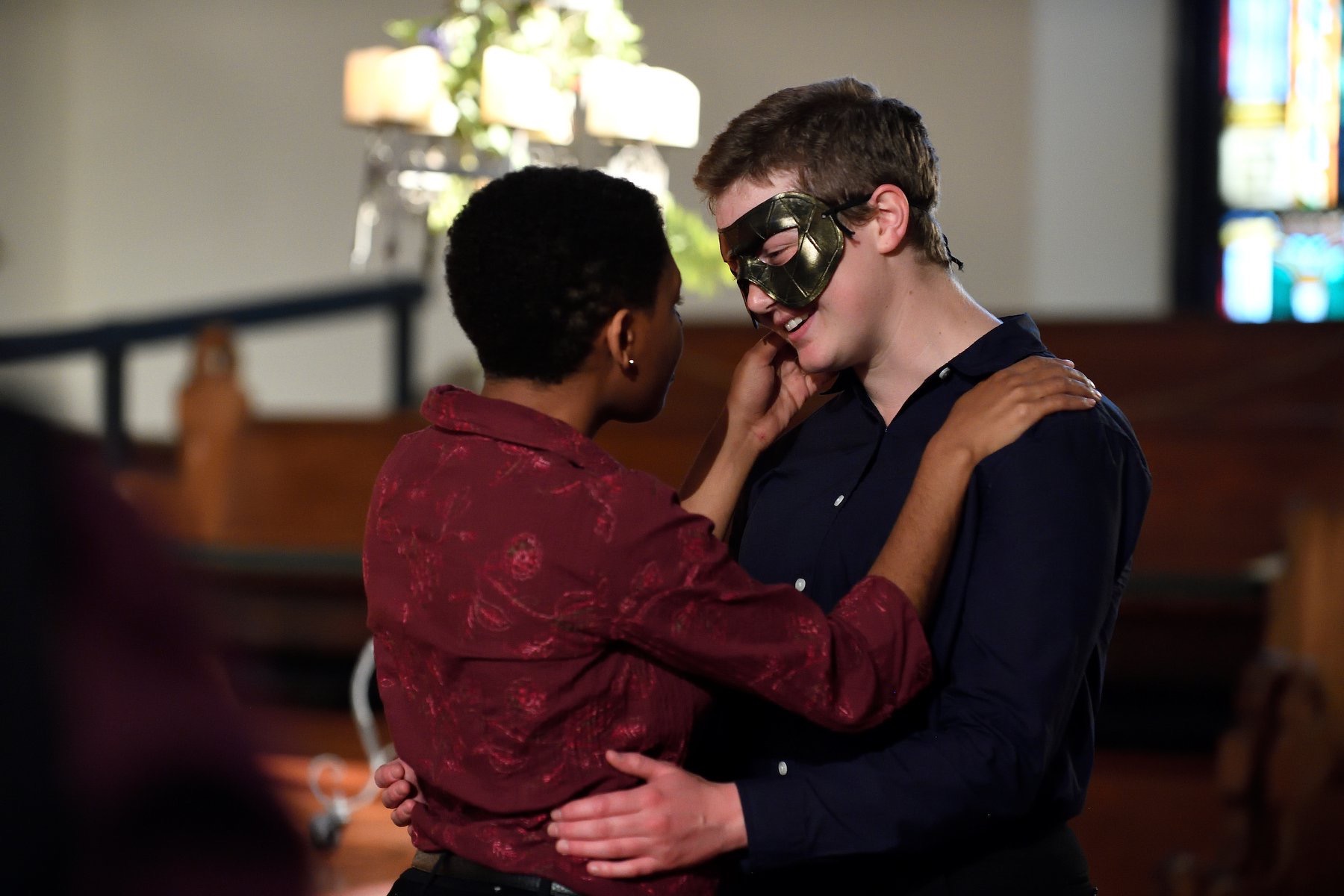 Actors Ronnita Freeman (Juliet) and Kate Oelkers (Romeo), Photo by Will Kirk Photography