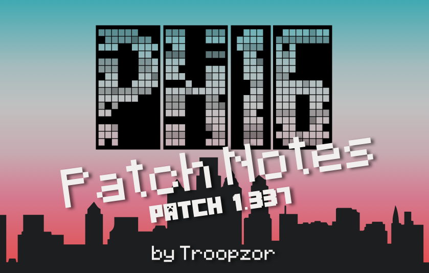 PH16 Patch Notes 1.337