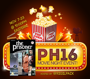 Movie night graphic for The Prisoner
