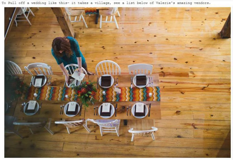 Photo by Dani Stephenson Photography published on Style me Pretty Blog