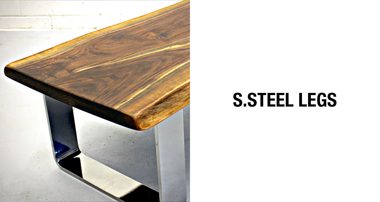best suar wood jepara indonesia -Suar Table stainless steel legs.jpg