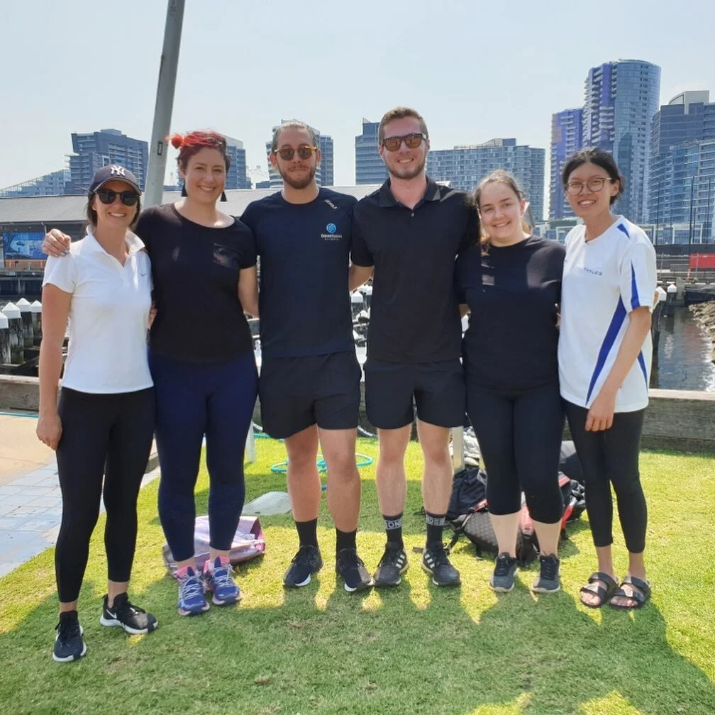Volunteering at the 2020 dragon-boat racing festival representing Osteo Sports Network. 2020